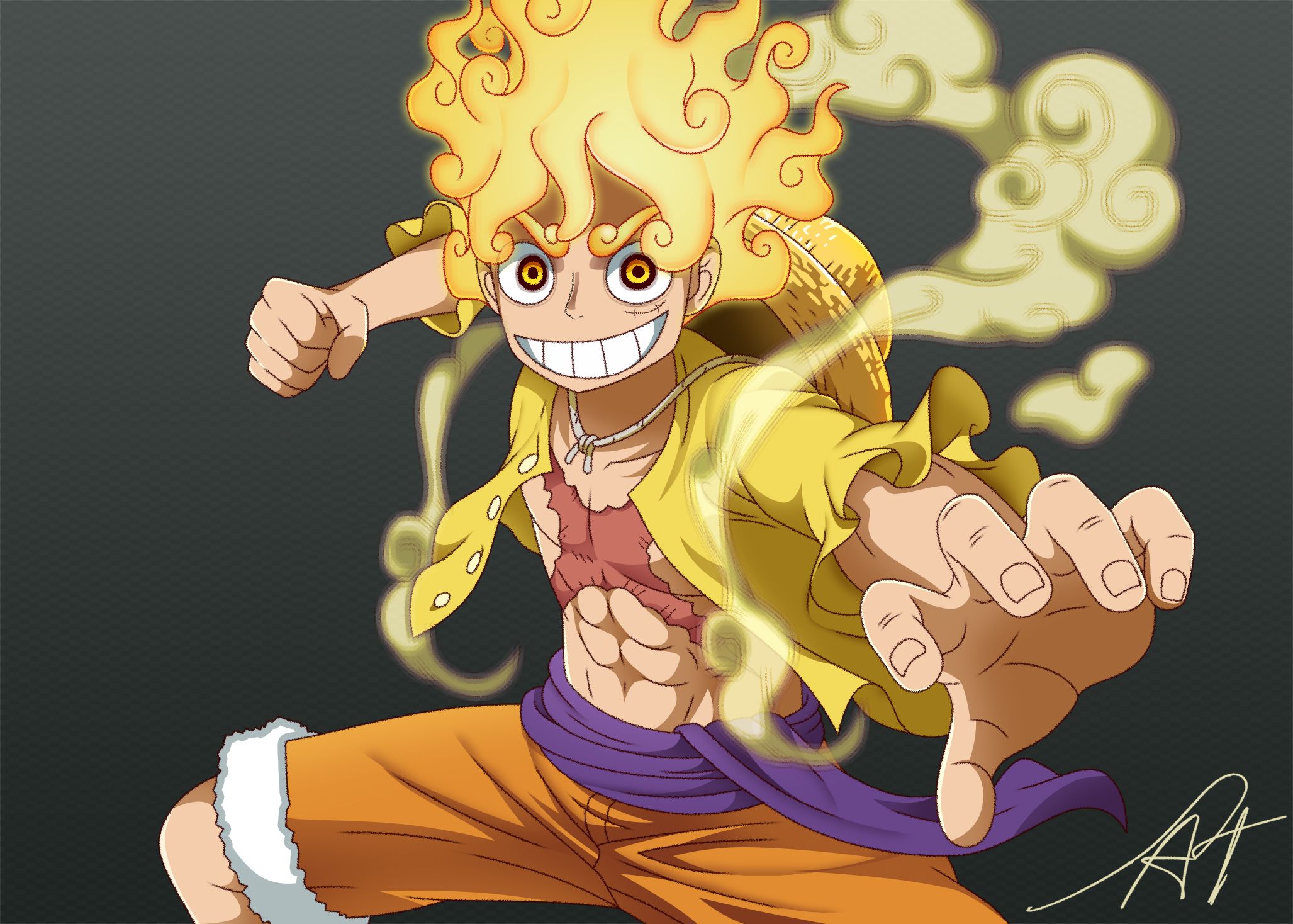 Descarga gratuita de fondo de pantalla para móvil de Animado, One Piece, Monkey D Luffy, Engranaje 5 (Una Pieza).