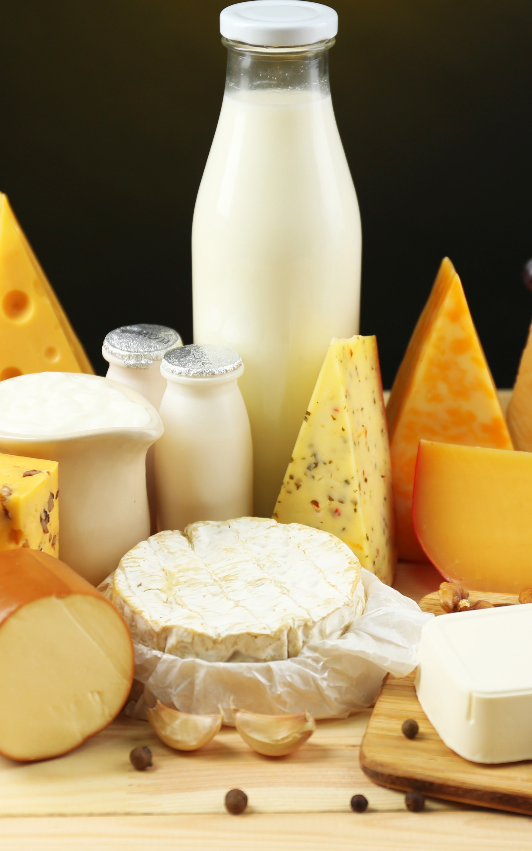Download mobile wallpaper Food, Cheese, Still Life, Milk for free.