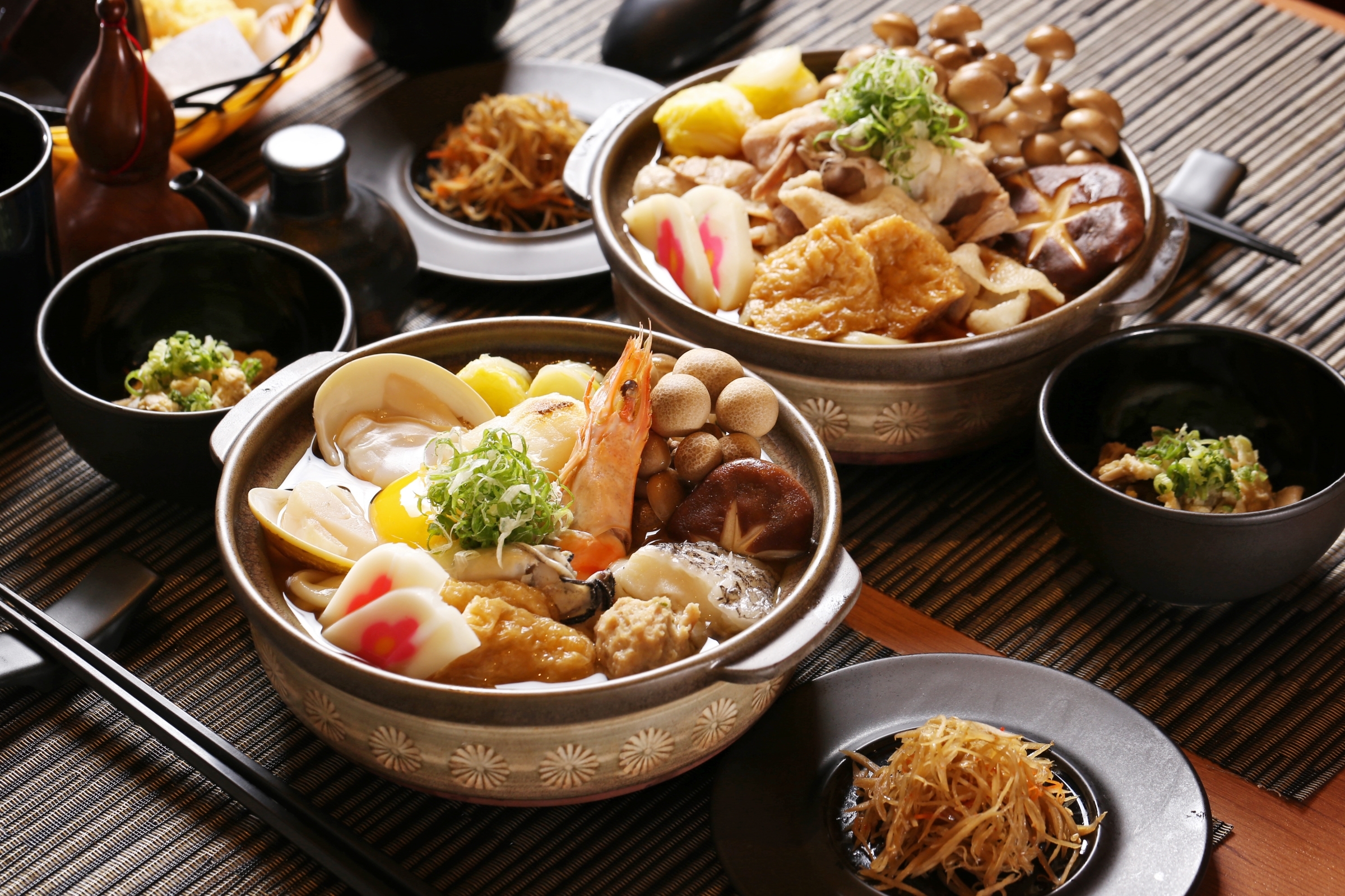 japanese food, food, meal, mushroom, seafood, shrimp