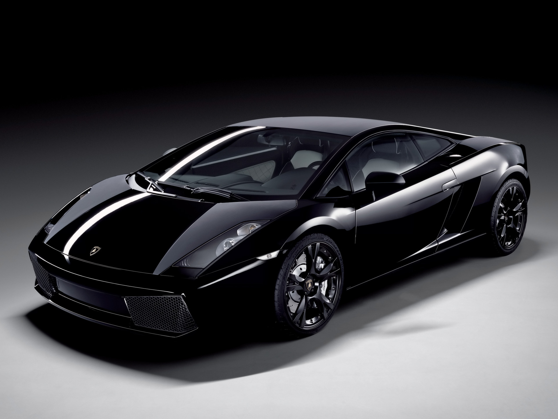 Download mobile wallpaper Lamborghini Gallardo, Black Car, Lamborghini, Vehicles, Car for free.