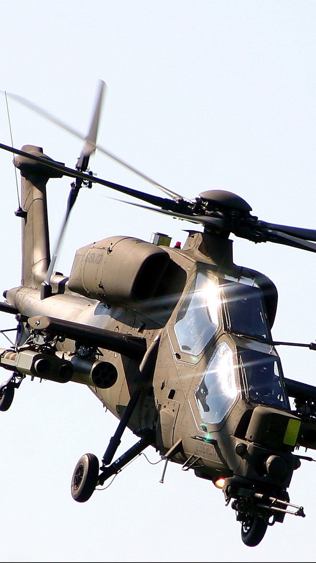 Скачати мобільні шпалери Військовий, Tai/agustawestland T129, Військові Вертольоти безкоштовно.