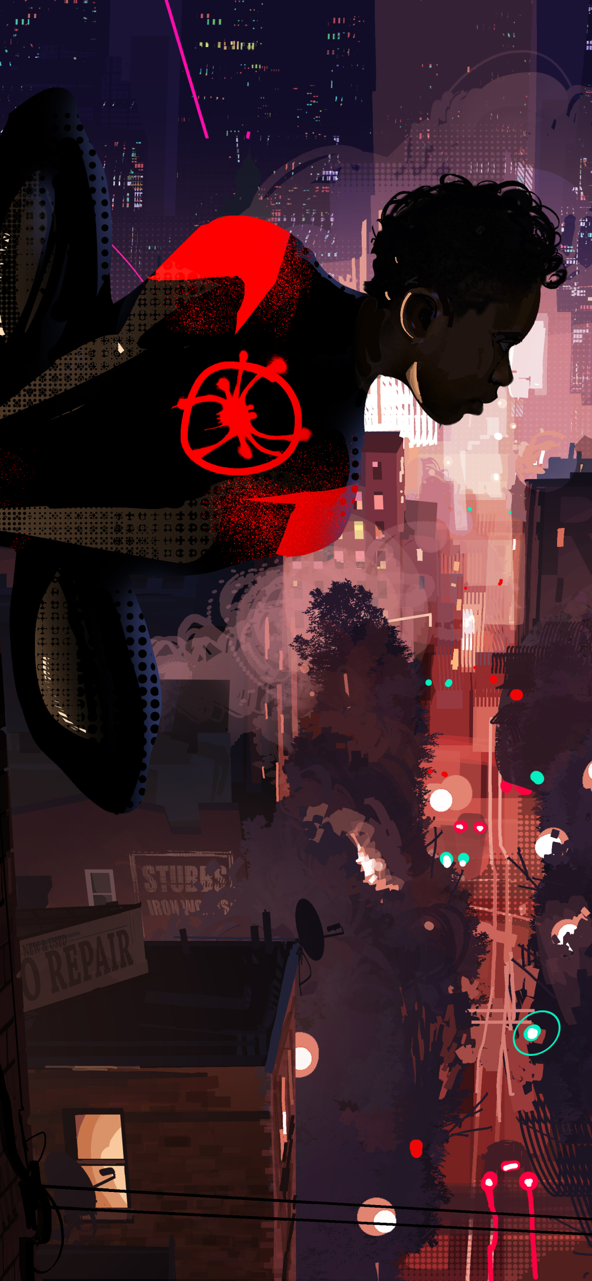 Download mobile wallpaper Spider Man, Movie, Miles Morales, Spider Man: Into The Spider Verse for free.