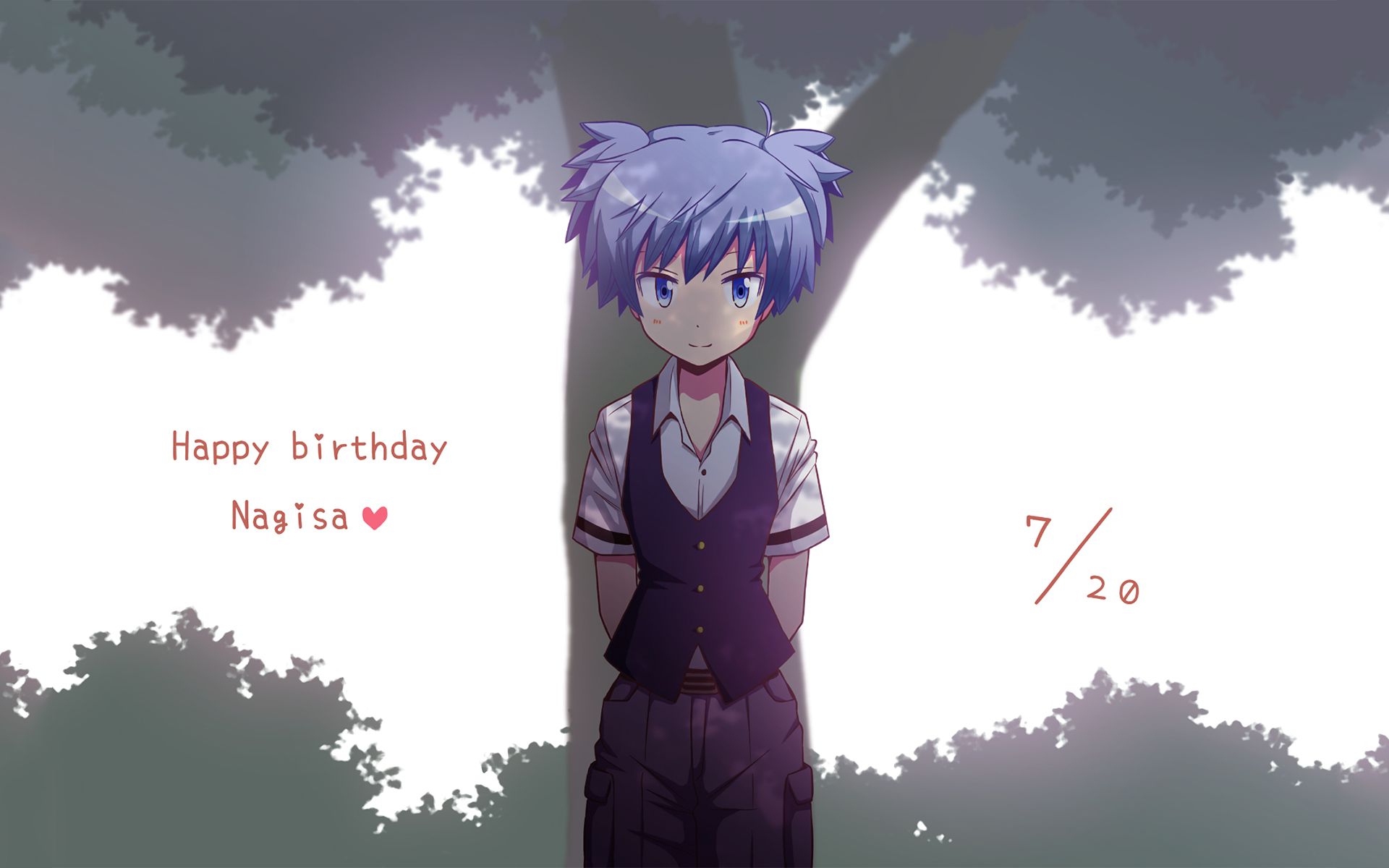 Laden Sie das Animes, Nagisa Schiota, Assassination Classroom-Bild kostenlos auf Ihren PC-Desktop herunter