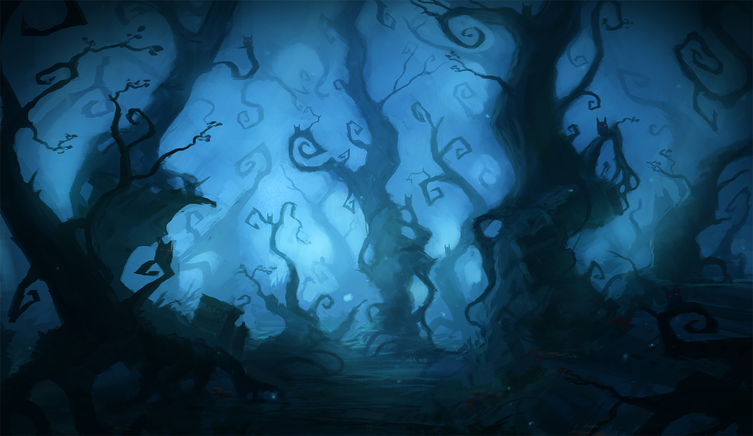 Free download wallpaper Fantasy, Forest on your PC desktop