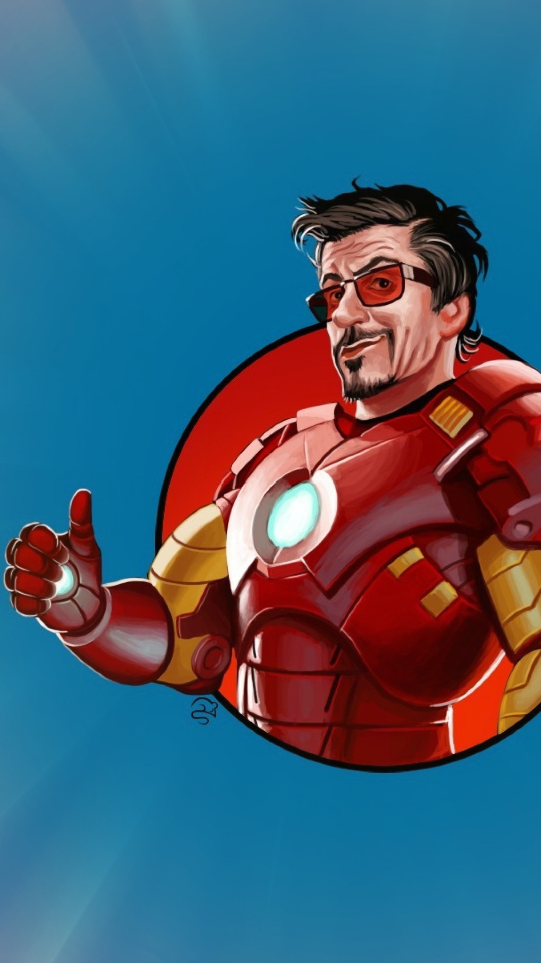 Handy-Wallpaper Iron Man, Comics kostenlos herunterladen.