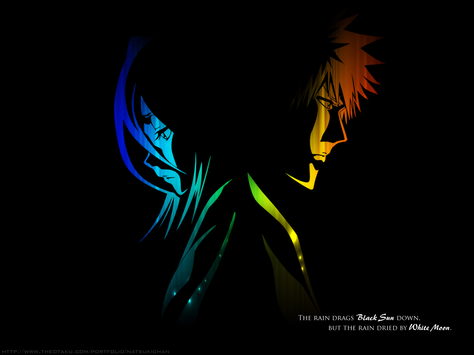 Download mobile wallpaper Anime, Bleach, Rukia Kuchiki, Ichigo Kurosaki for free.