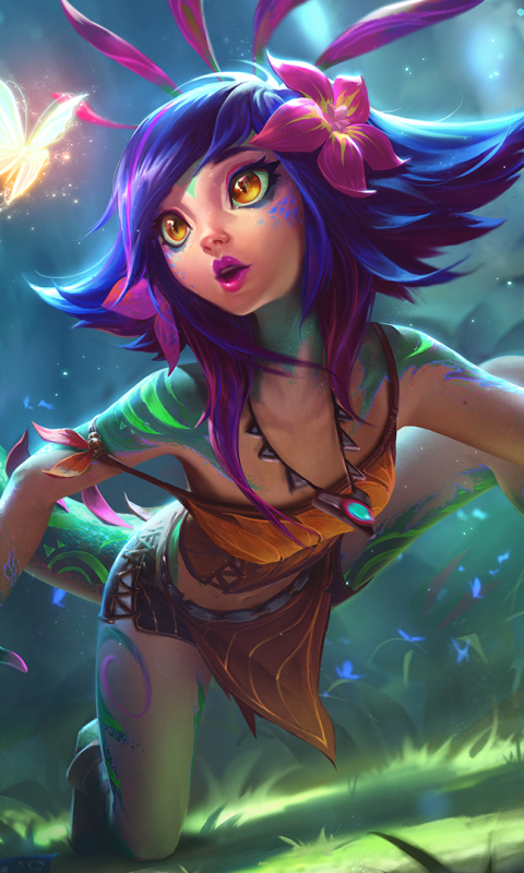video game, league of legends, neeko (league of legends) wallpapers for tablet