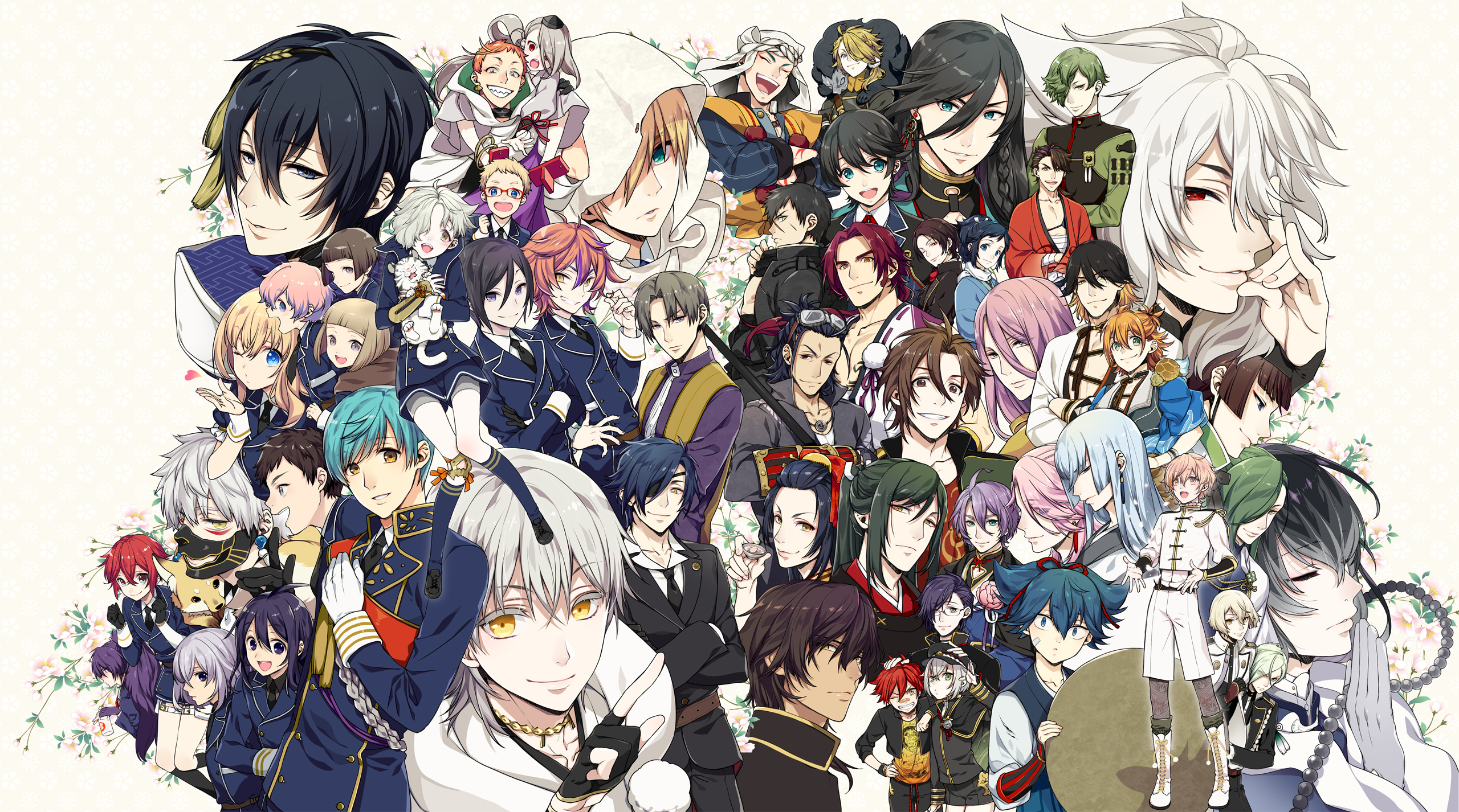 Handy-Wallpaper Animes, Touken Ranbu kostenlos herunterladen.