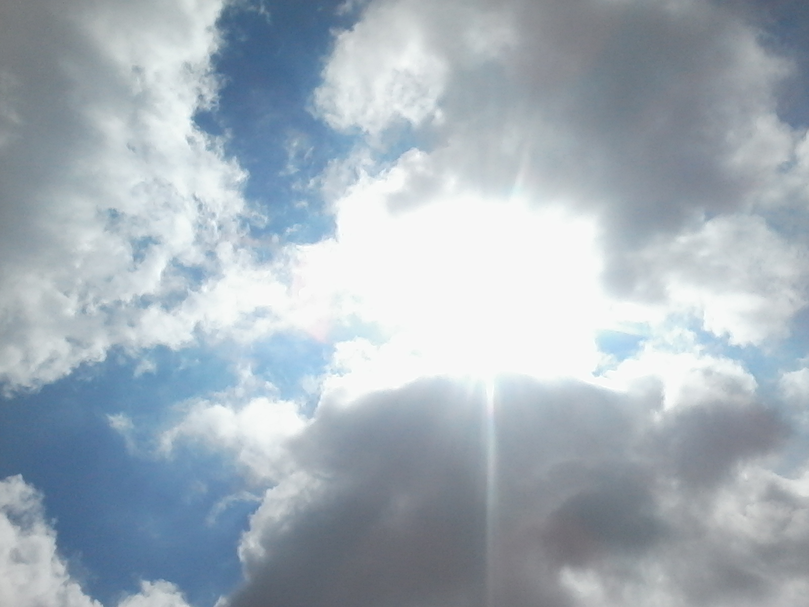 Download mobile wallpaper Sky, Sun, Earth, Cloud, Sunny for free.
