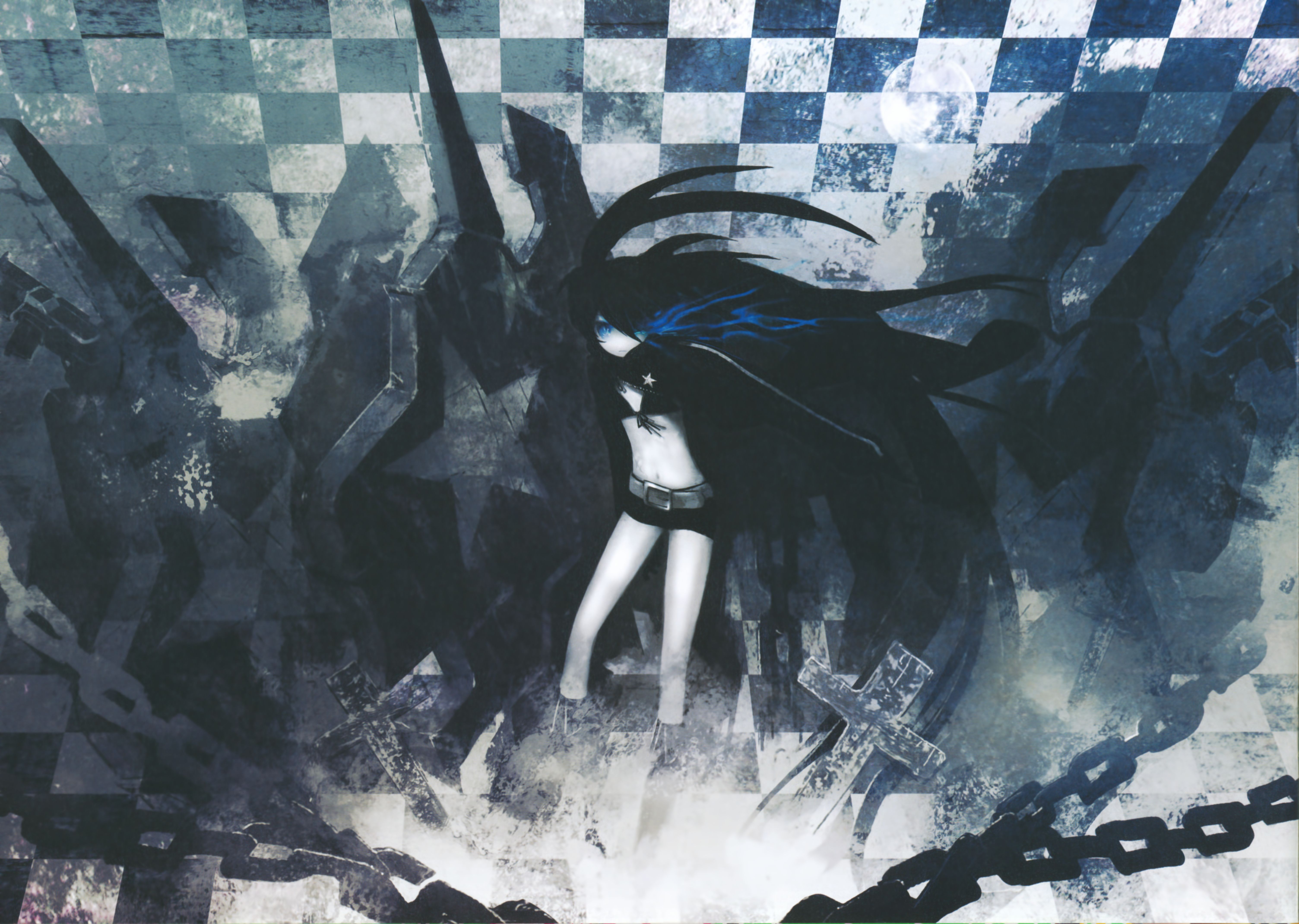 Téléchargez des papiers peints mobile Black Rock Shooter, Animé gratuitement.