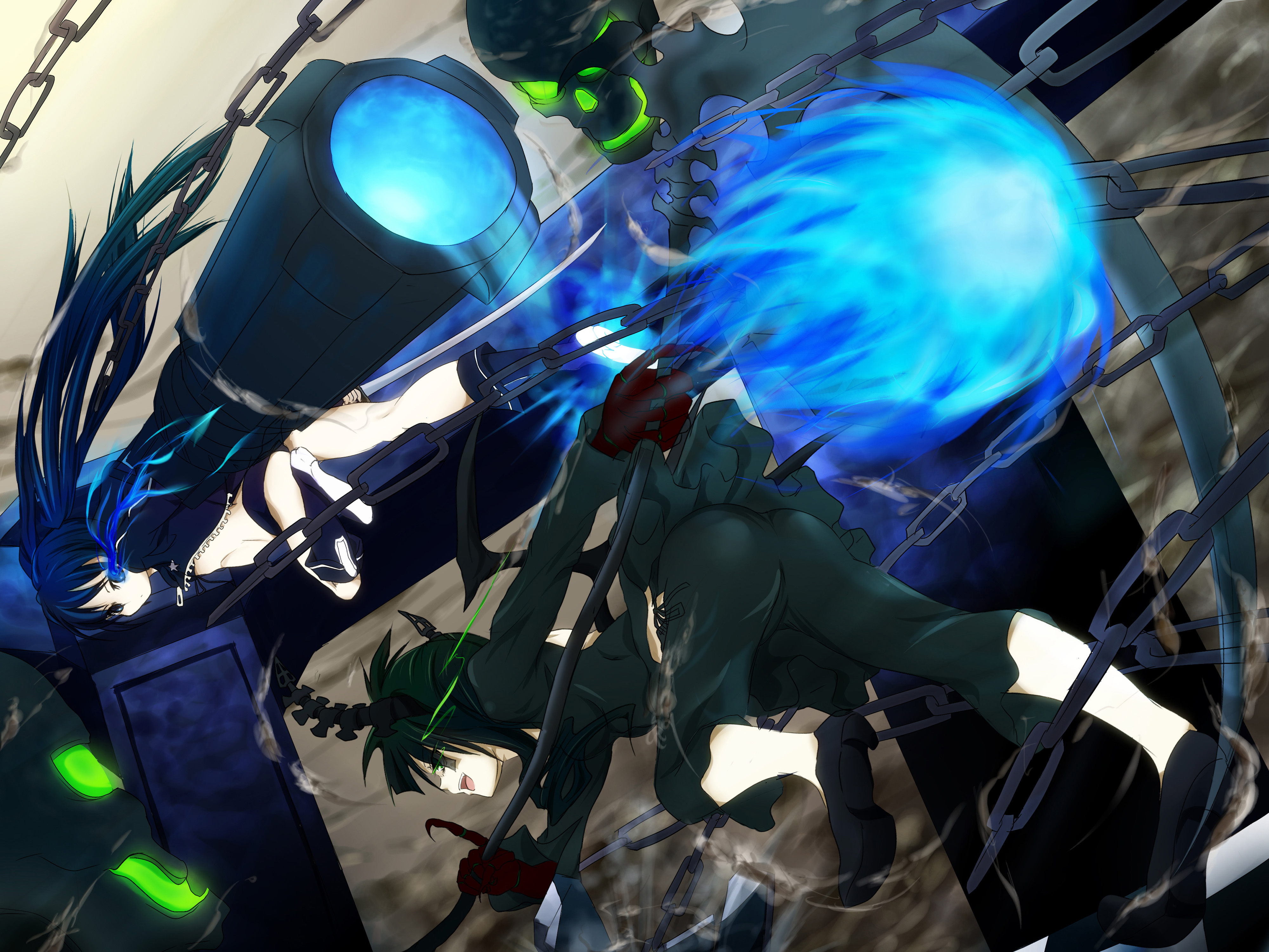 Descarga gratis la imagen Animado, Burakku Rokku Shuta, Maestro Muerto (Black Rock Shooter) en el escritorio de tu PC