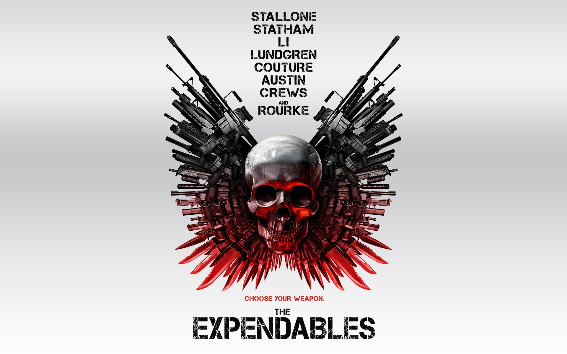 movie, the expendables, gun, skull