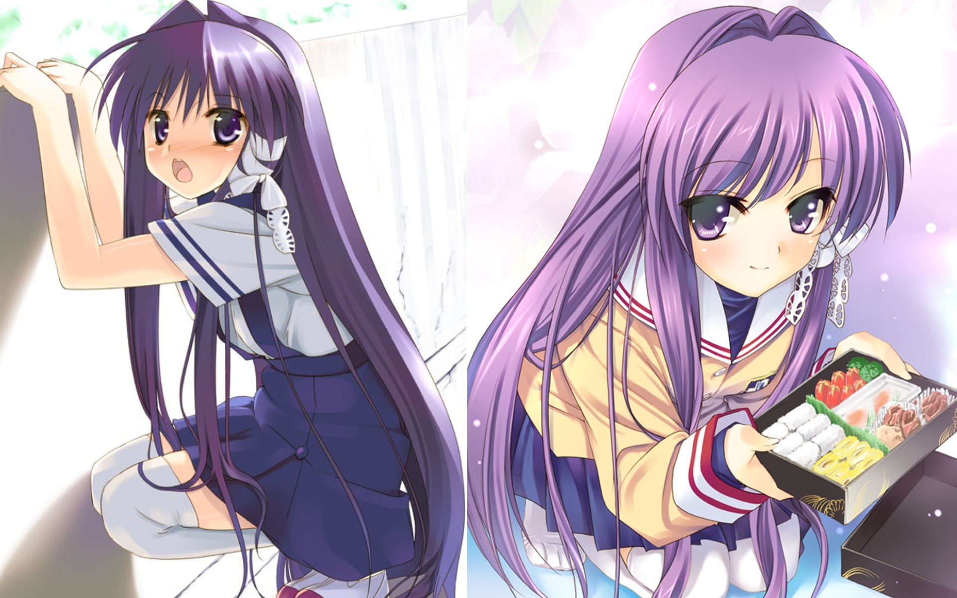 Handy-Wallpaper Animes, Kyou Fujibayashi, Clannad kostenlos herunterladen.