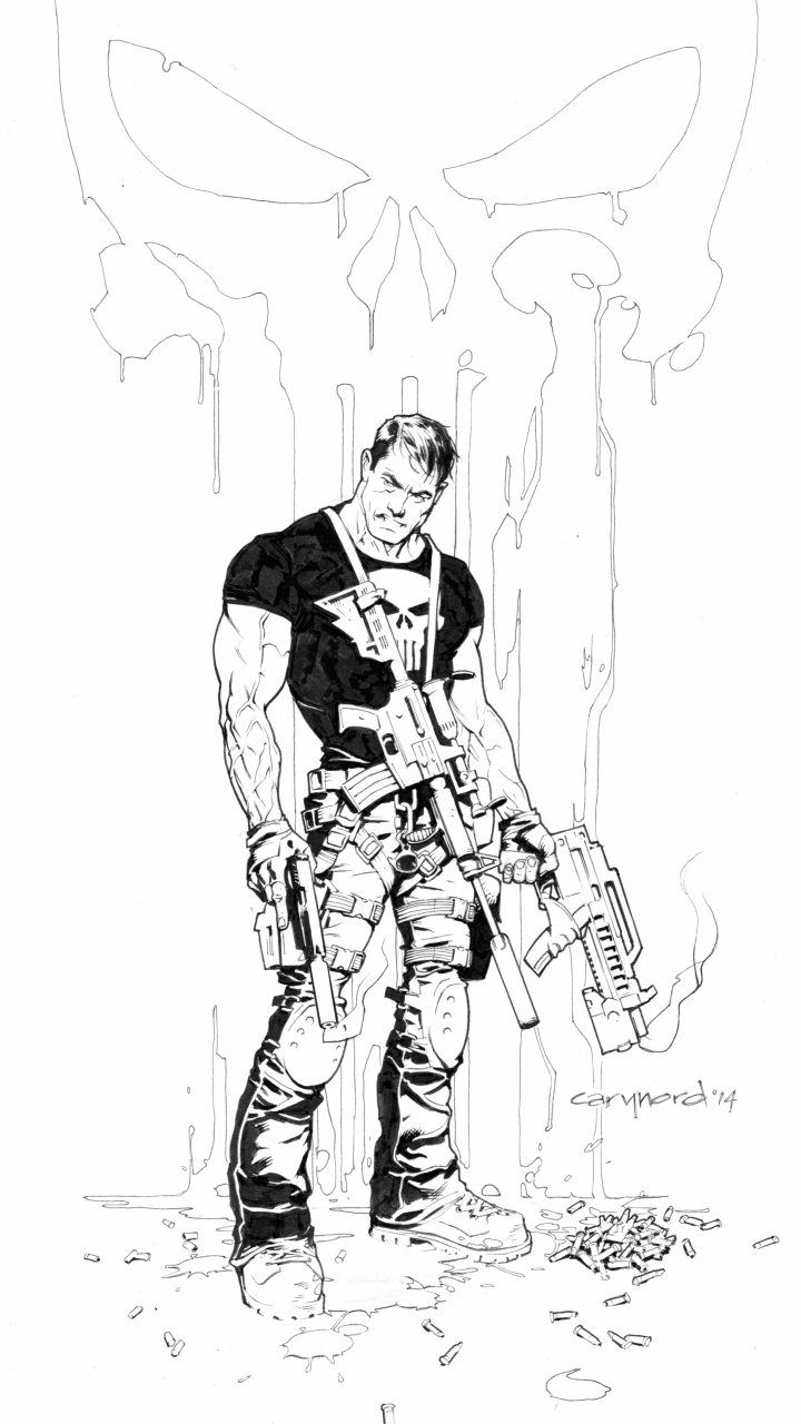 Handy-Wallpaper Comics, Marvel's The Punisher kostenlos herunterladen.