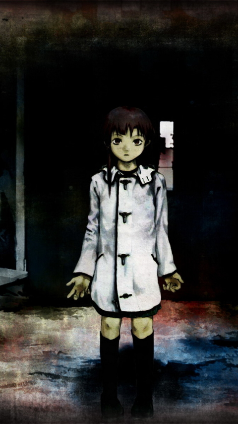 Handy-Wallpaper Animes, Lain Iwakura, Serial Experiments: Lain kostenlos herunterladen.