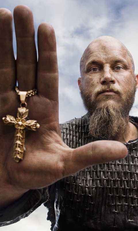 Download mobile wallpaper Tv Show, Vikings (Tv Show), Vikings, Ragnar Lothbrok, Crucifix for free.