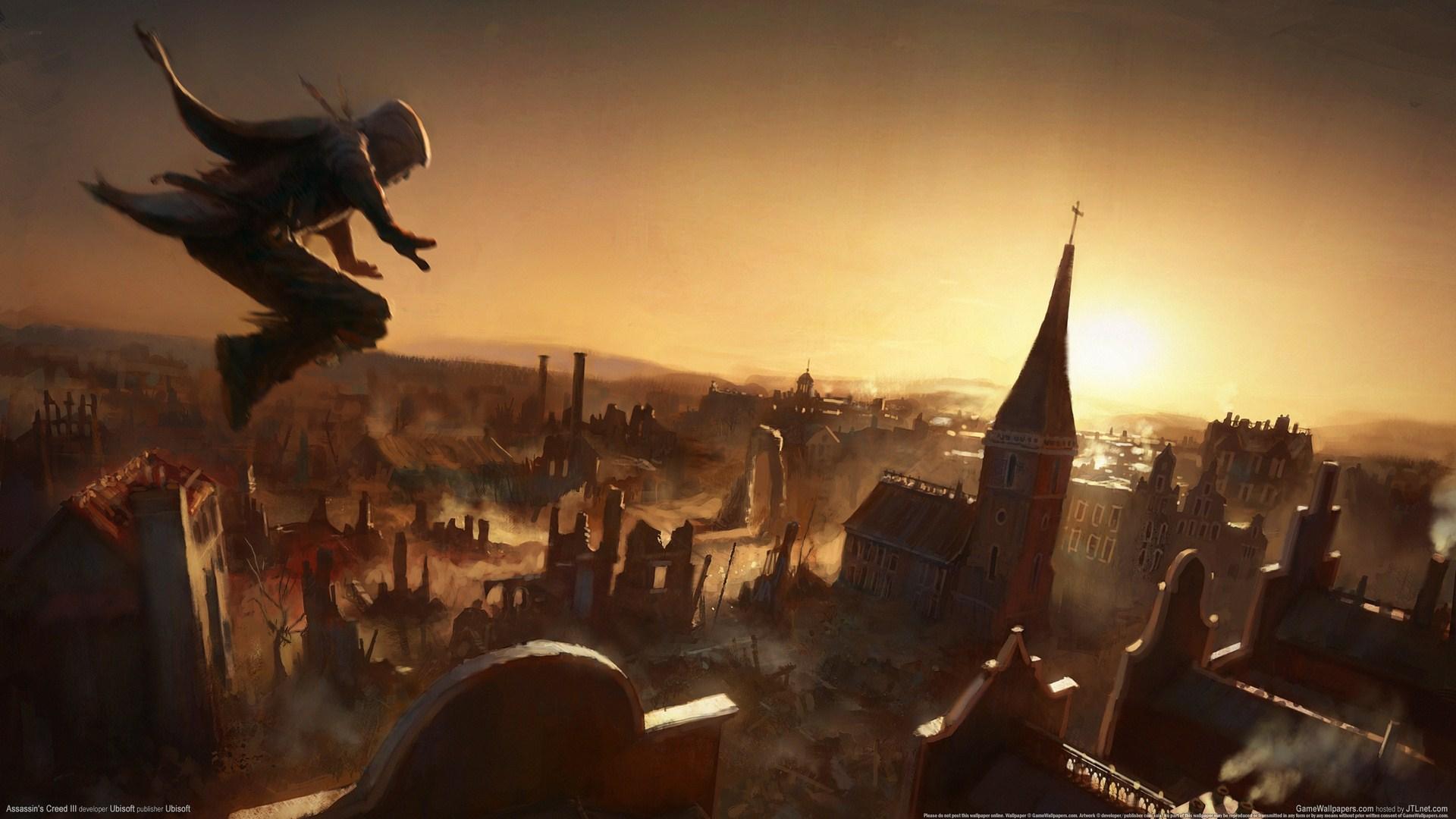 Laden Sie das Computerspiele, Assassin's Creed, Assassin's Creed Iii-Bild kostenlos auf Ihren PC-Desktop herunter