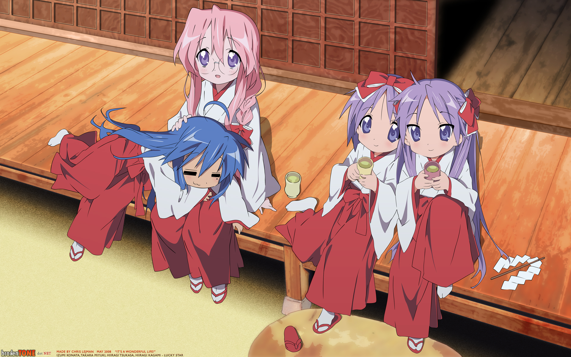 Laden Sie das Animes, Raki Suta: Lucky Star-Bild kostenlos auf Ihren PC-Desktop herunter