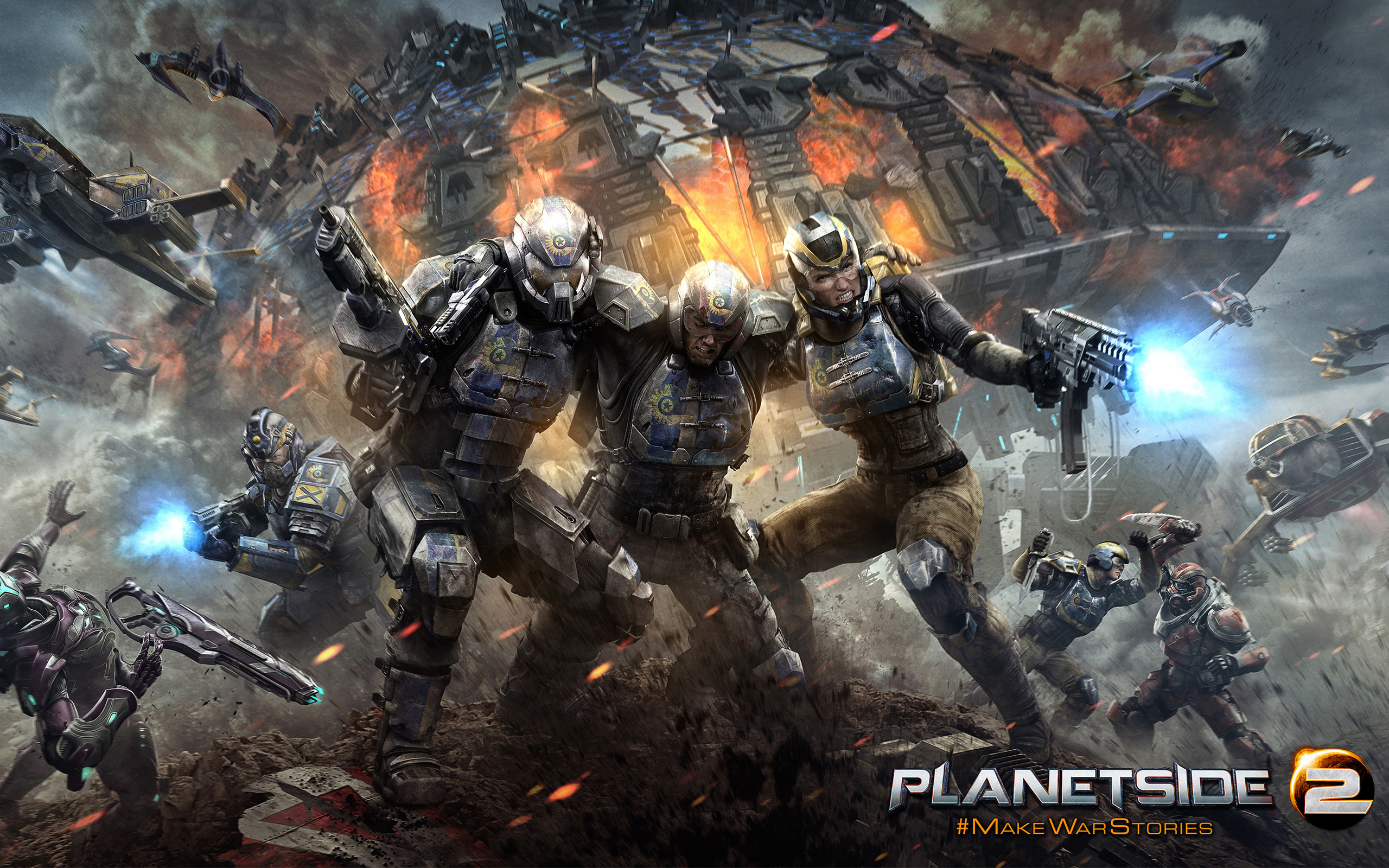 Скачать картинку Planetside 2, Сторона Планеты, Видеоигры в телефон бесплатно.