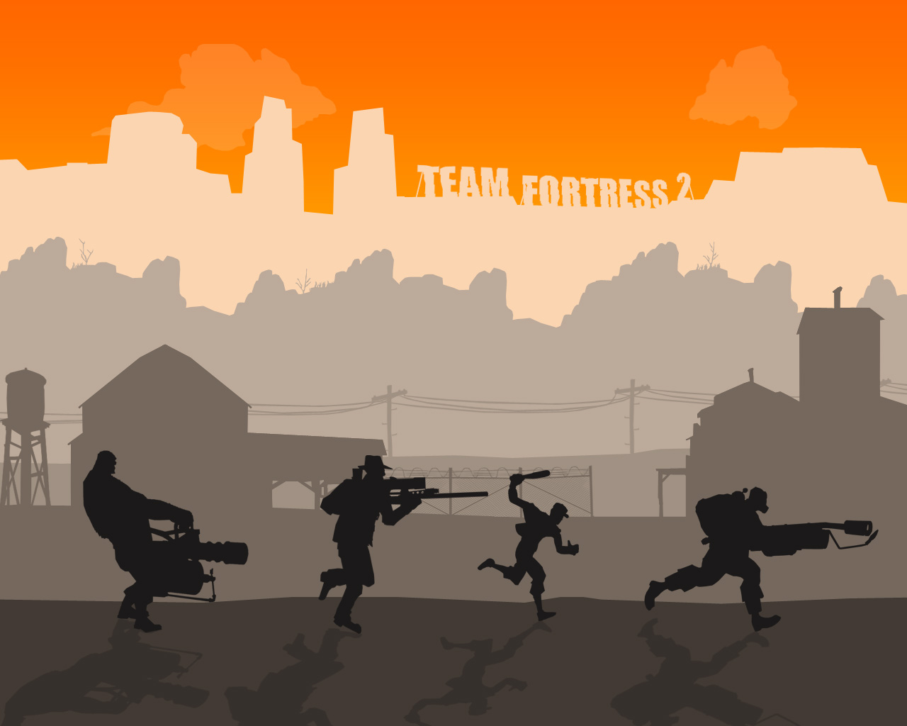 Популярные заставки и фоны Team Fortress 2 на компьютер