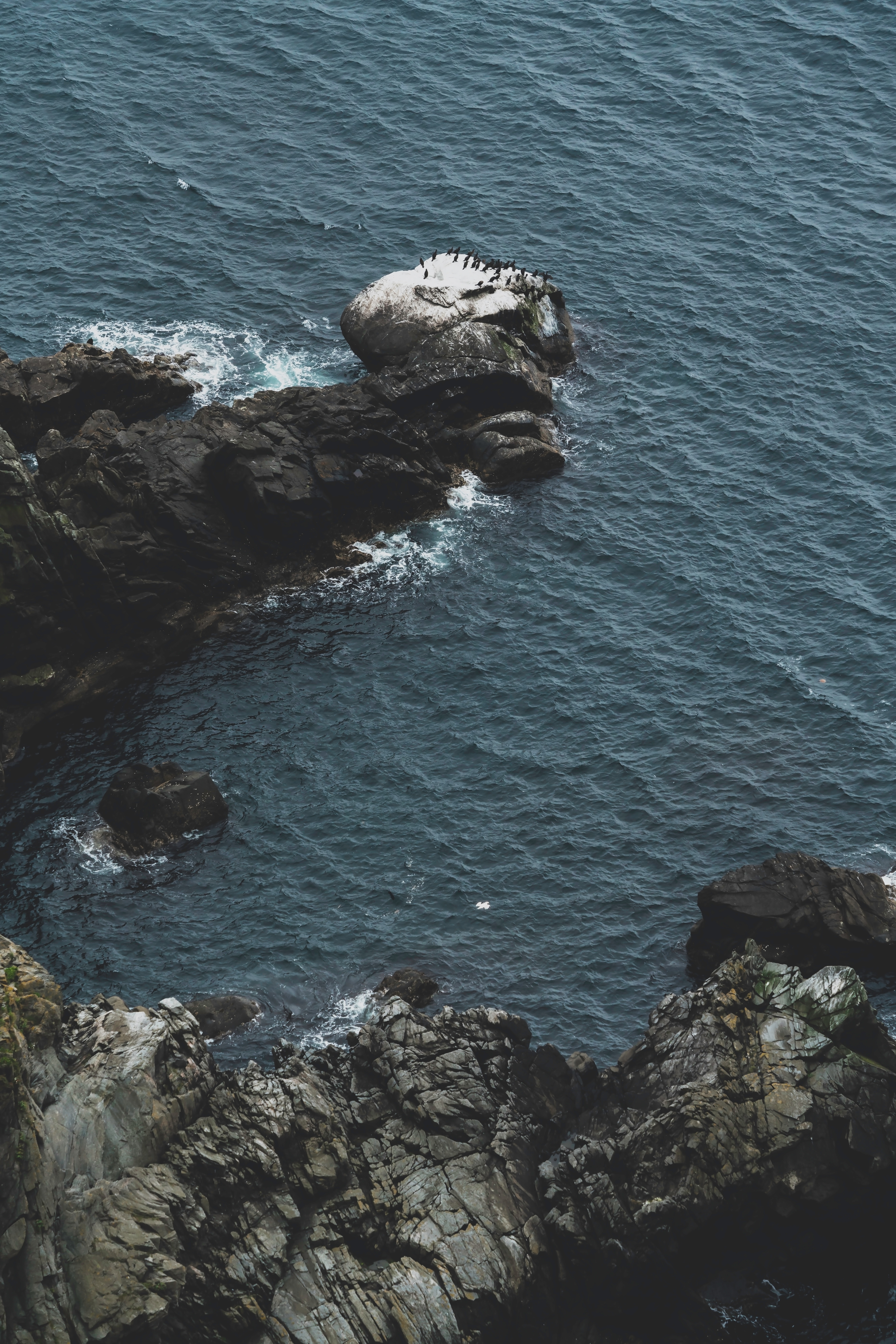 PCデスクトップに自然, 水, 岩, 上から見る, 海岸, 海画像を無料でダウンロード