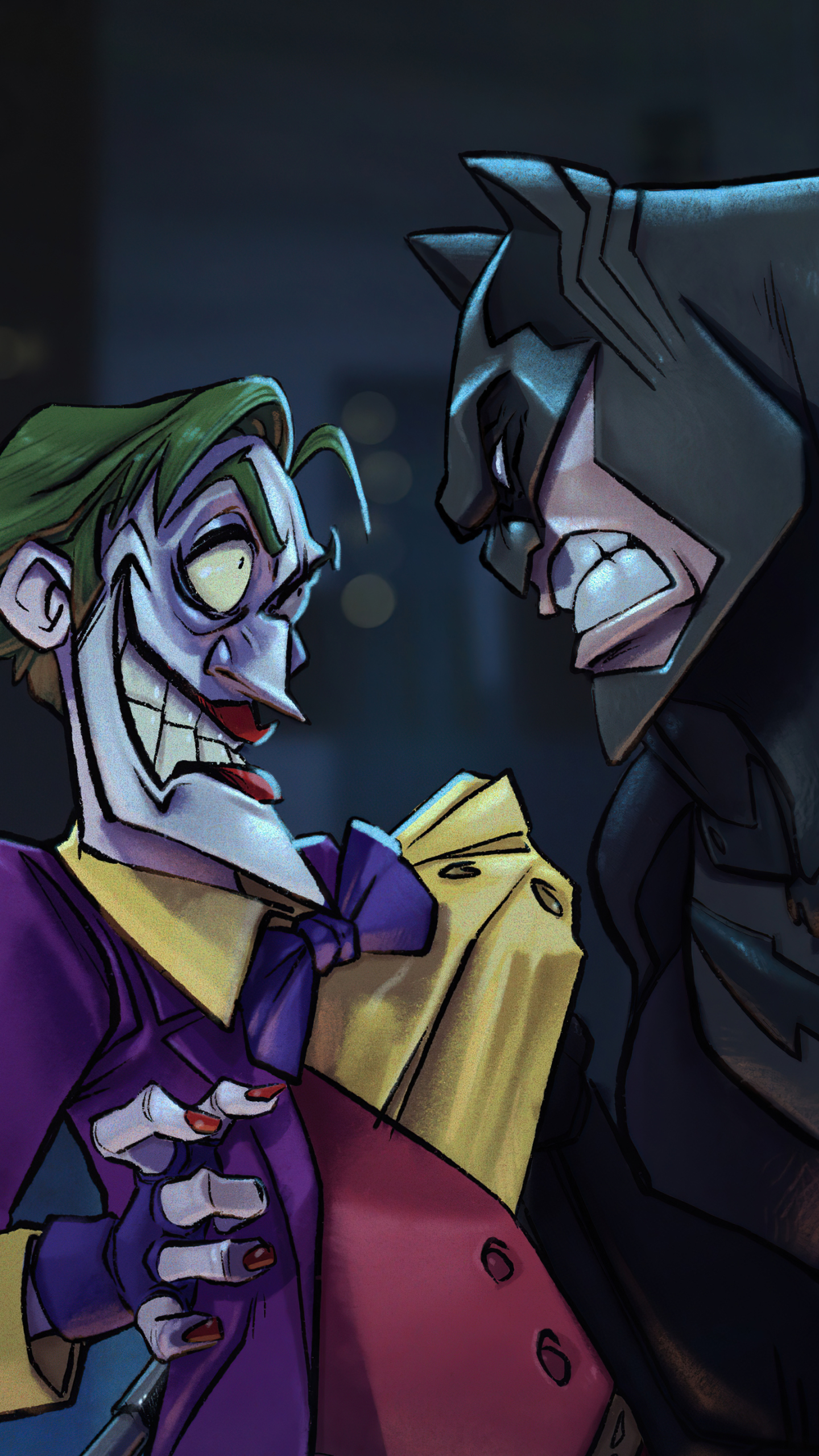 Download mobile wallpaper Batman, Joker, Comics, Superhero, Dc Comics, Supervillain for free.