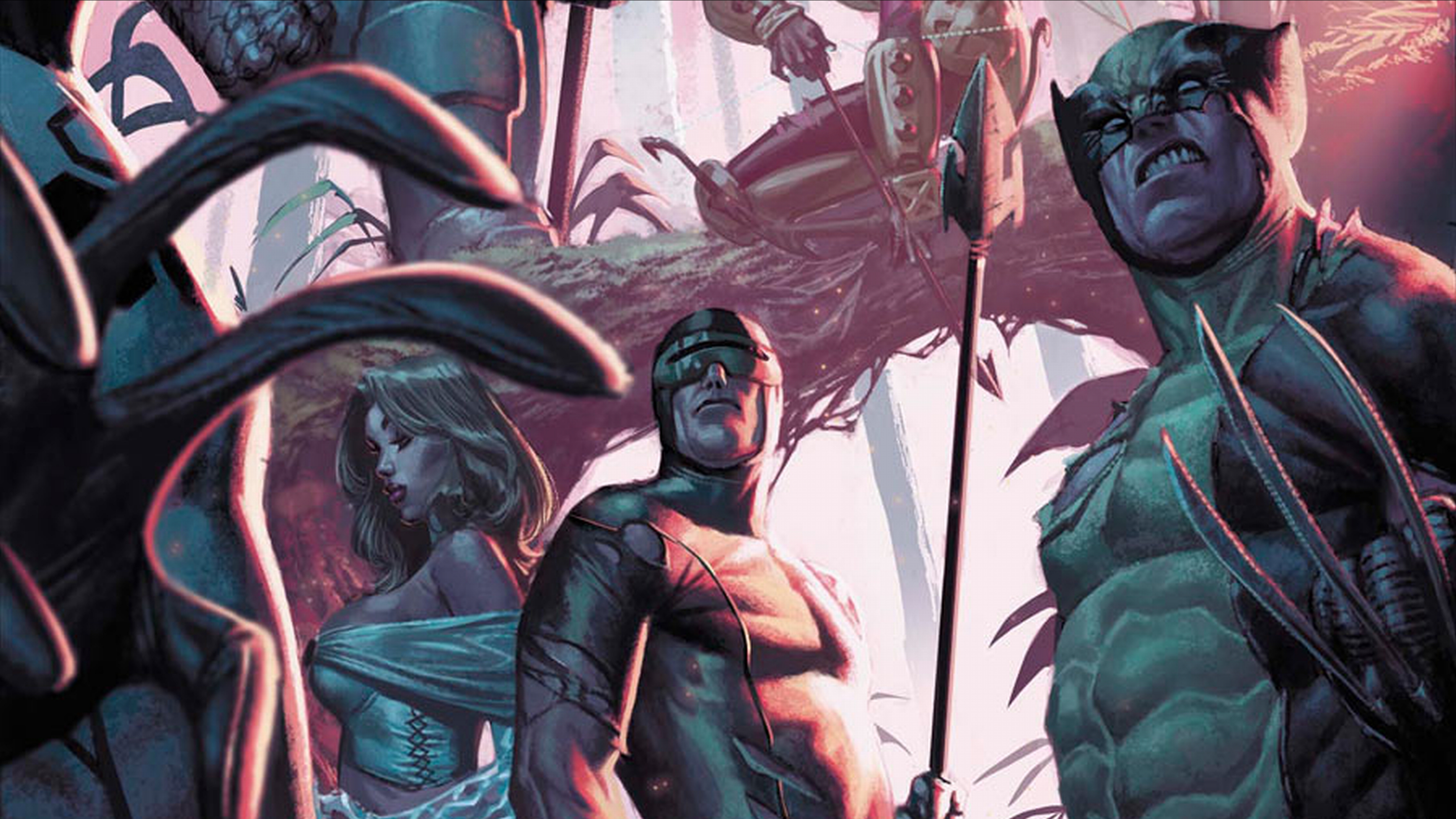 Free download wallpaper X Men, Wolverine, Comics, Cyclops (Marvel Comics) on your PC desktop