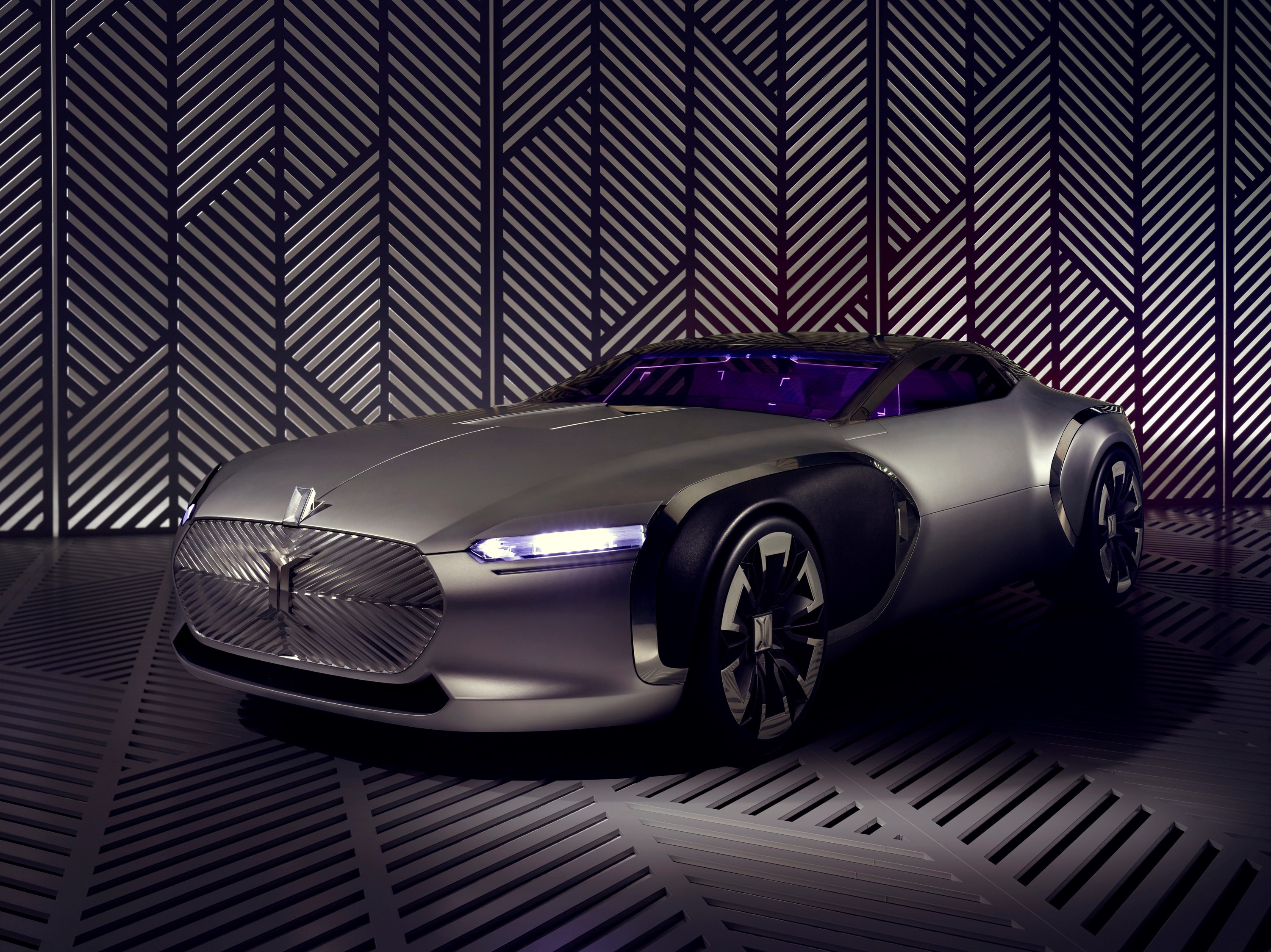 Lock Screen PC Wallpaper renault, cars, front view, concept, corbusier