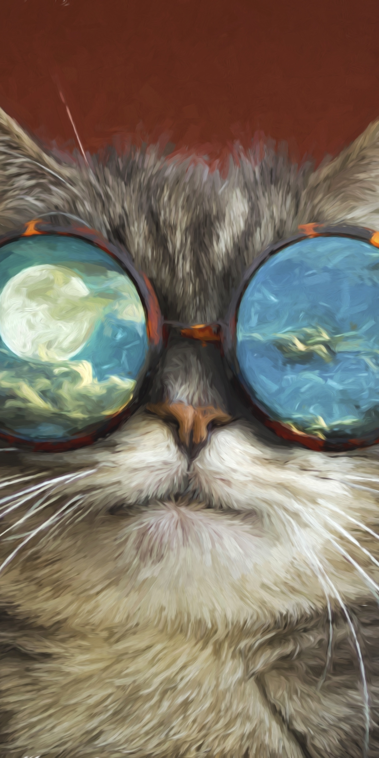 Скачати мобільні шпалери Кішка, Тварина, Коти, Сонцезахисні Окуляри безкоштовно.