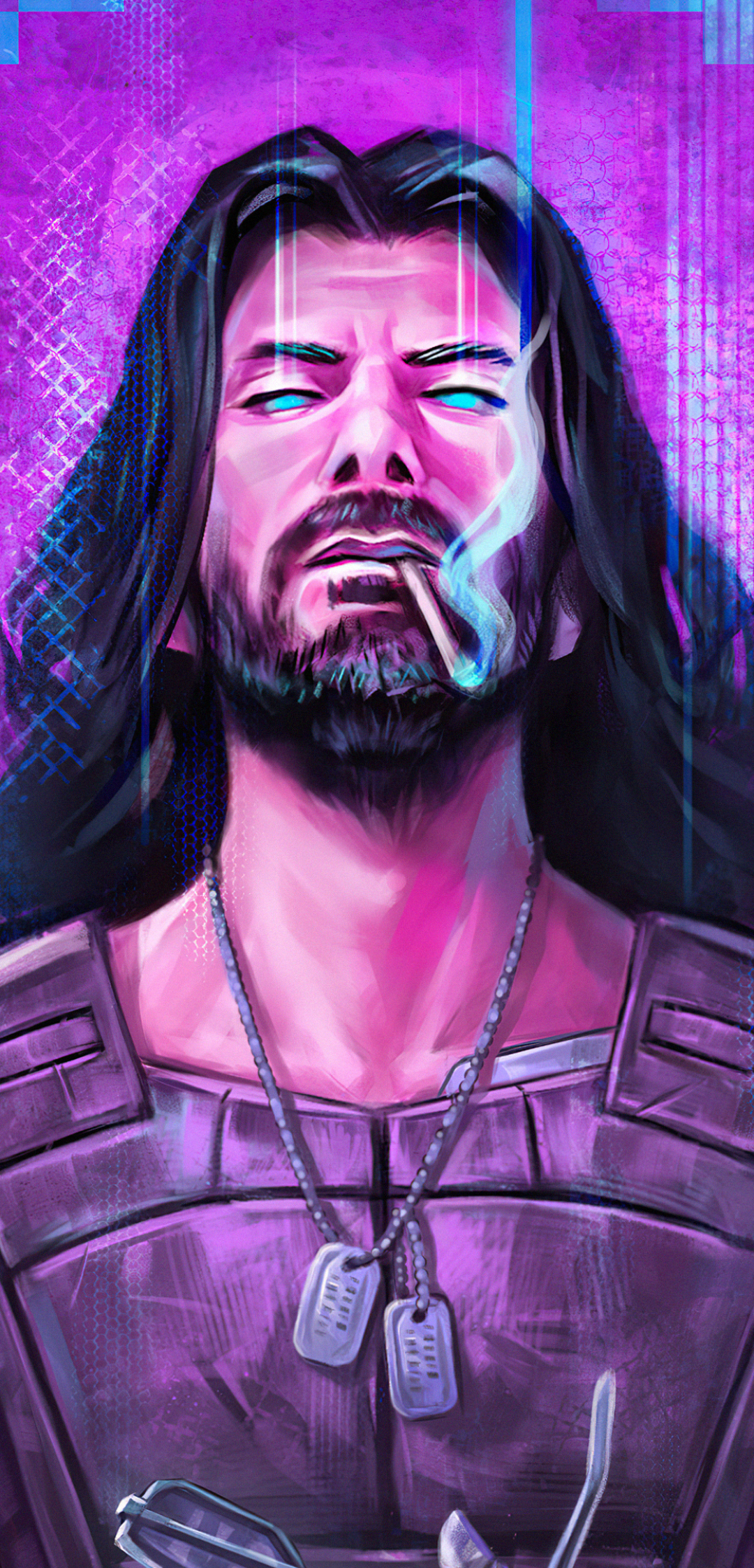 Download mobile wallpaper Keanu Reeves, Cyberpunk, Video Game, Cyberpunk 2077, Johnny Silverhand for free.