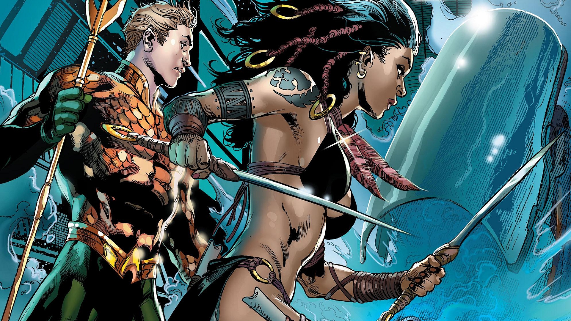 Free download wallpaper Comics, Aquaman, Aquaman And The Others on your PC desktop