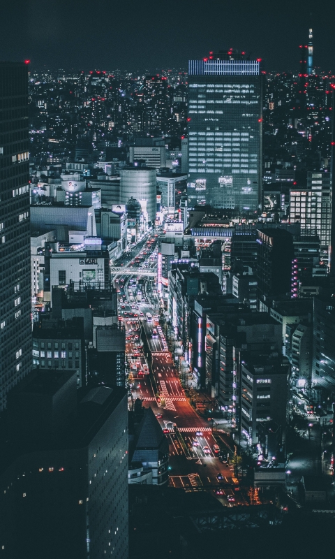 Скачать картинку Города, Город, Токио, Сделано Человеком в телефон бесплатно.