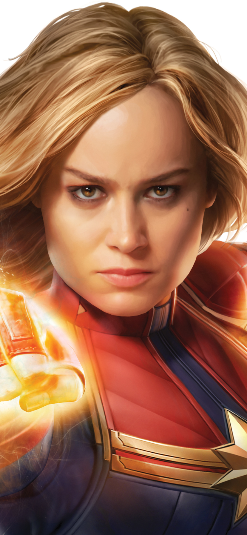 Handy-Wallpaper Blond, Blondinen, Filme, Captain Marvel, Brie Larson kostenlos herunterladen.