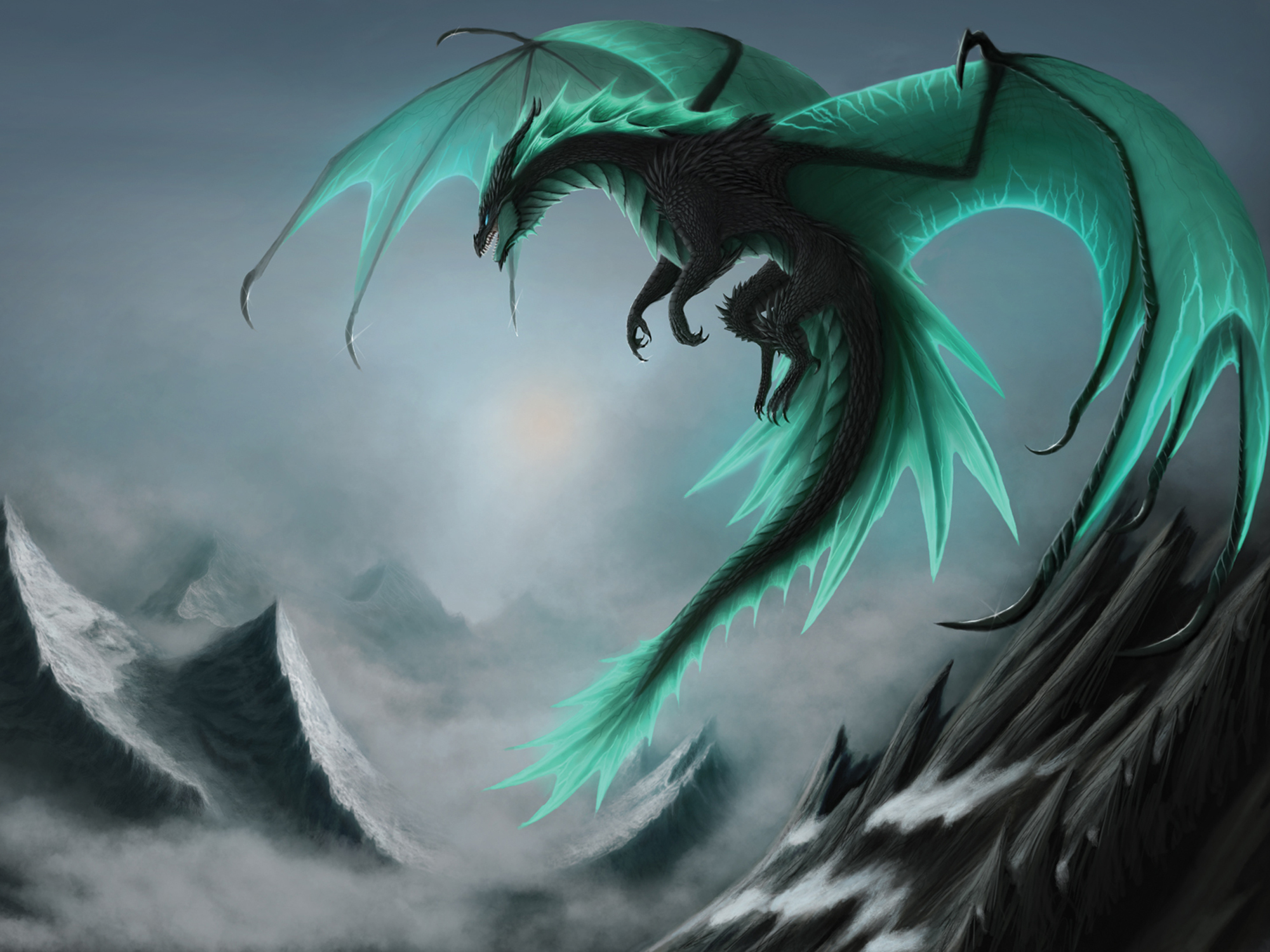 Free download wallpaper Fantasy, Dragon on your PC desktop