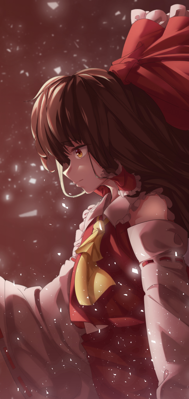 Handy-Wallpaper Animes, Tuhu, Reimu Hakurei kostenlos herunterladen.