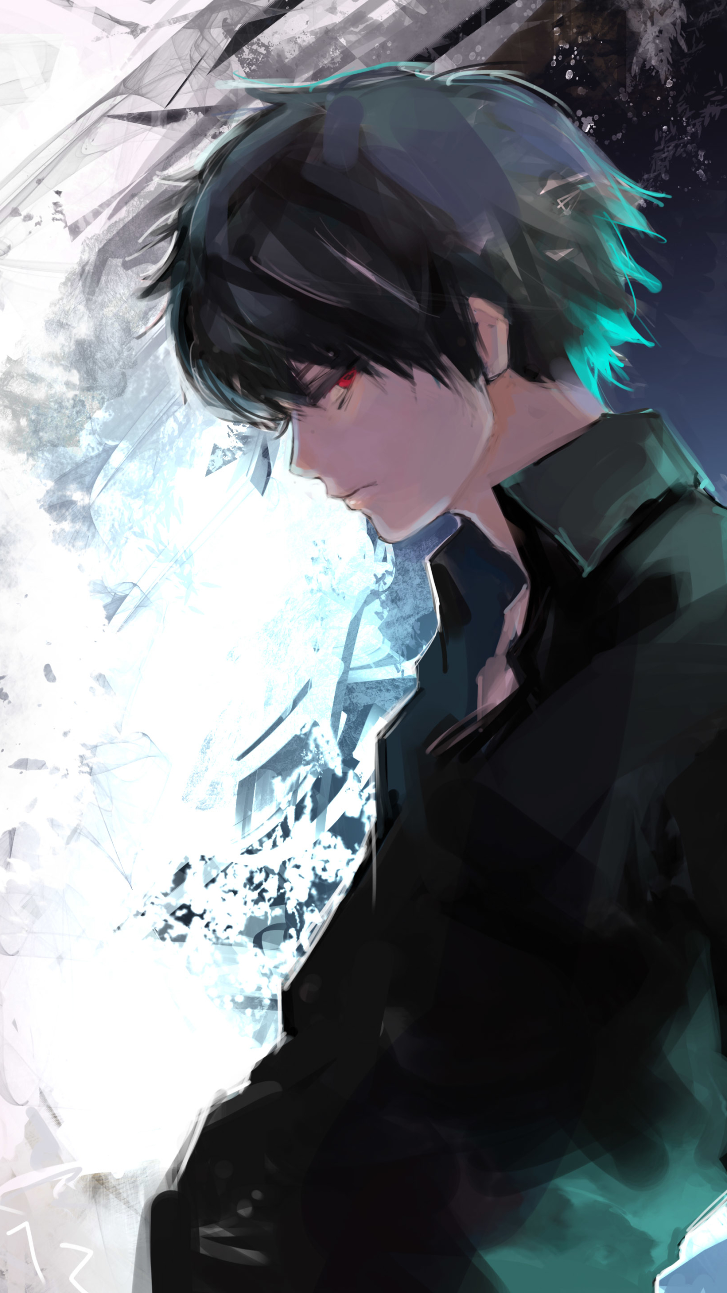 Handy-Wallpaper Animes, Ken Kanek, Tokyo Ghoul kostenlos herunterladen.