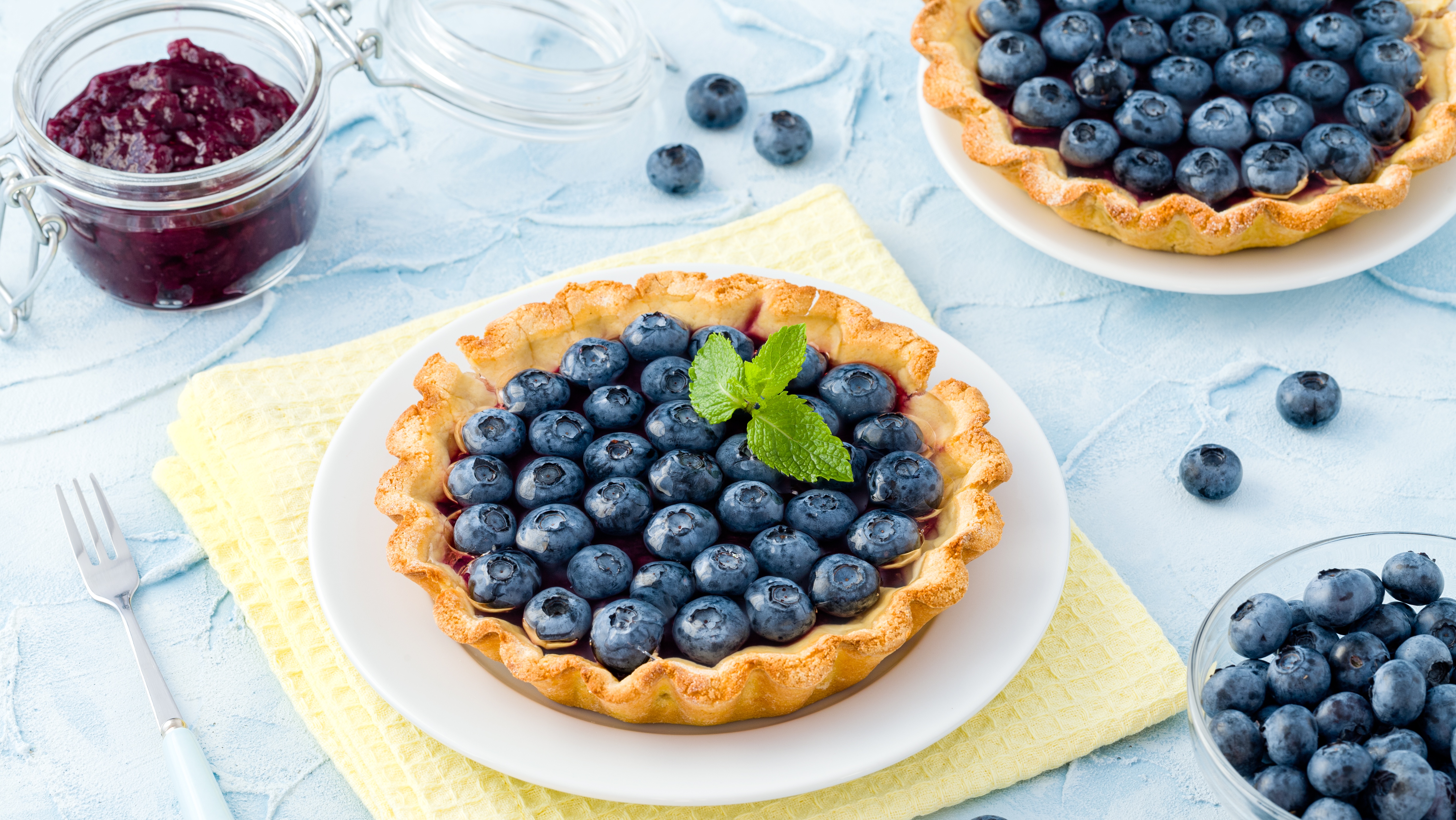 Free download wallpaper Food, Dessert, Blueberry, Still Life, Berry, Fruit, Jam, Pastry on your PC desktop