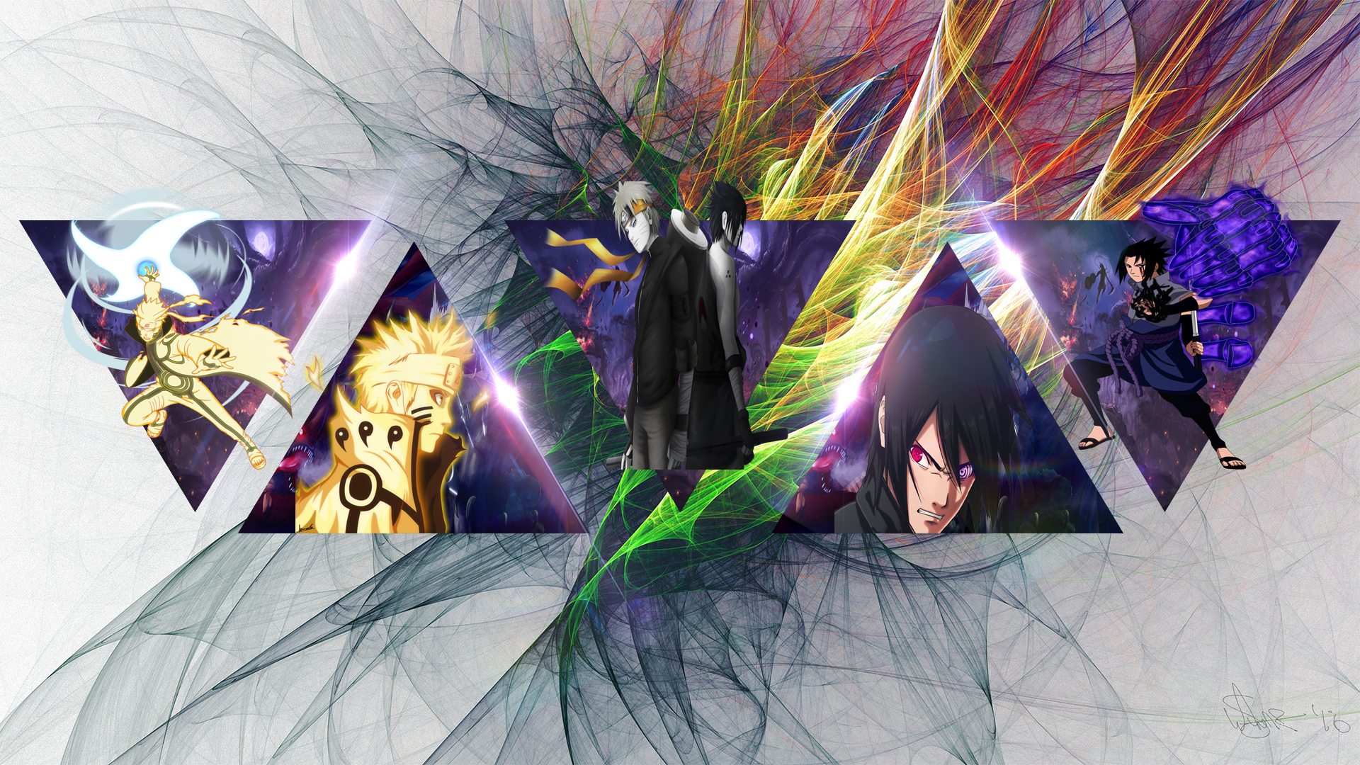Free download wallpaper Anime, Naruto, Naruto Uzumaki, Sasuke Uchiha on your PC desktop