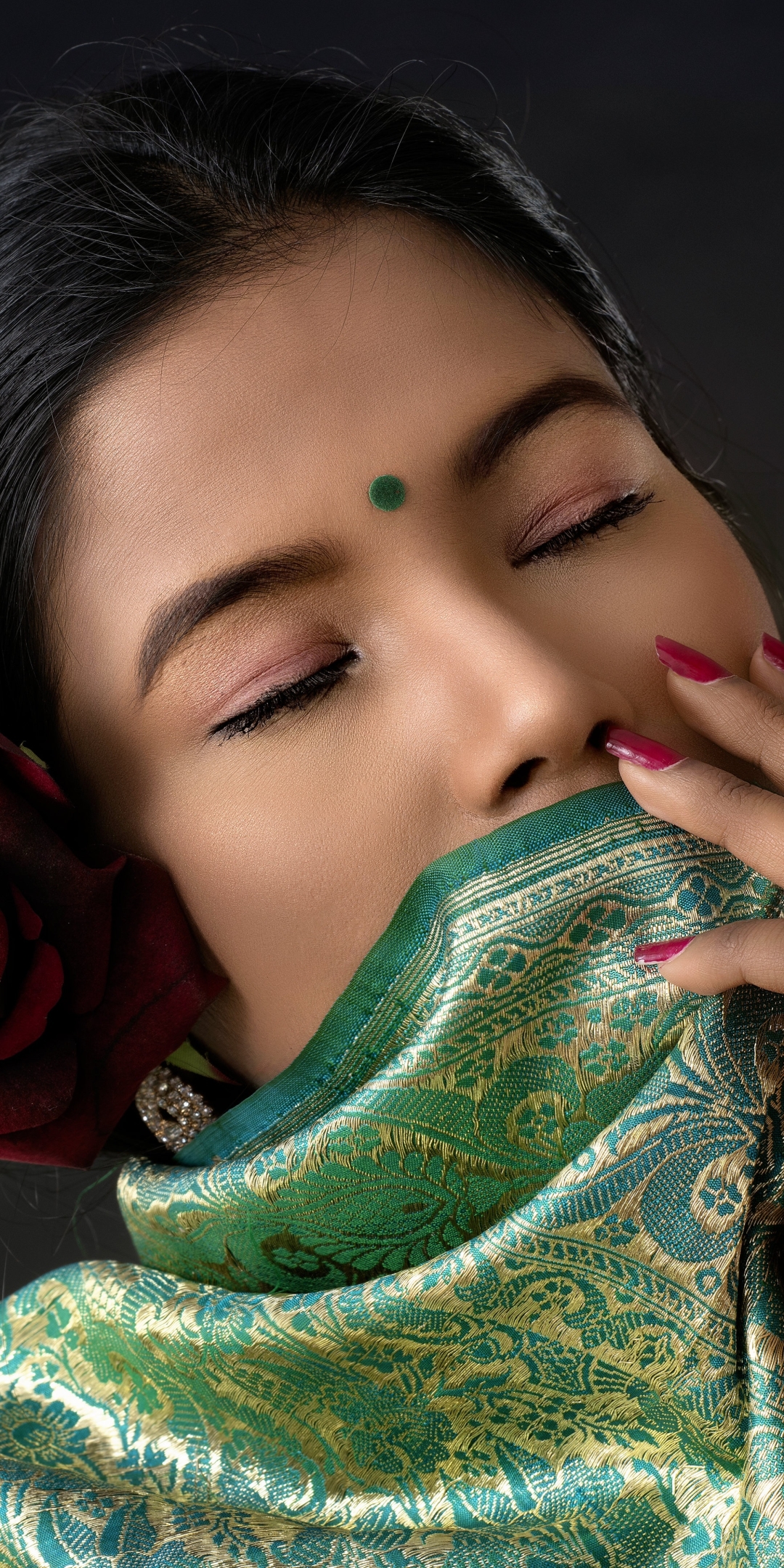 Download mobile wallpaper Style, Portrait, Women, Indian for free.