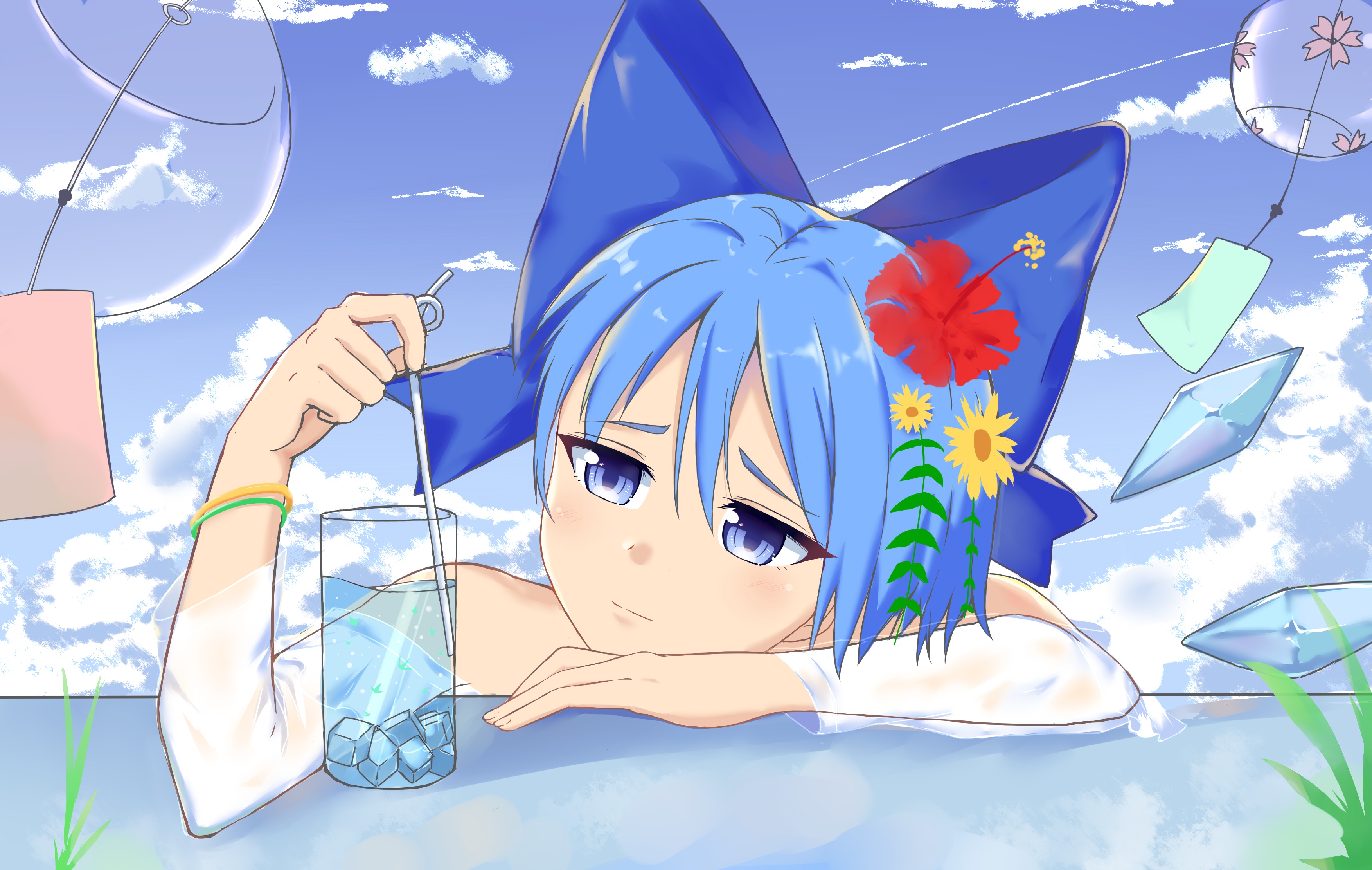 Free download wallpaper Anime, Touhou, Cirno (Touhou) on your PC desktop