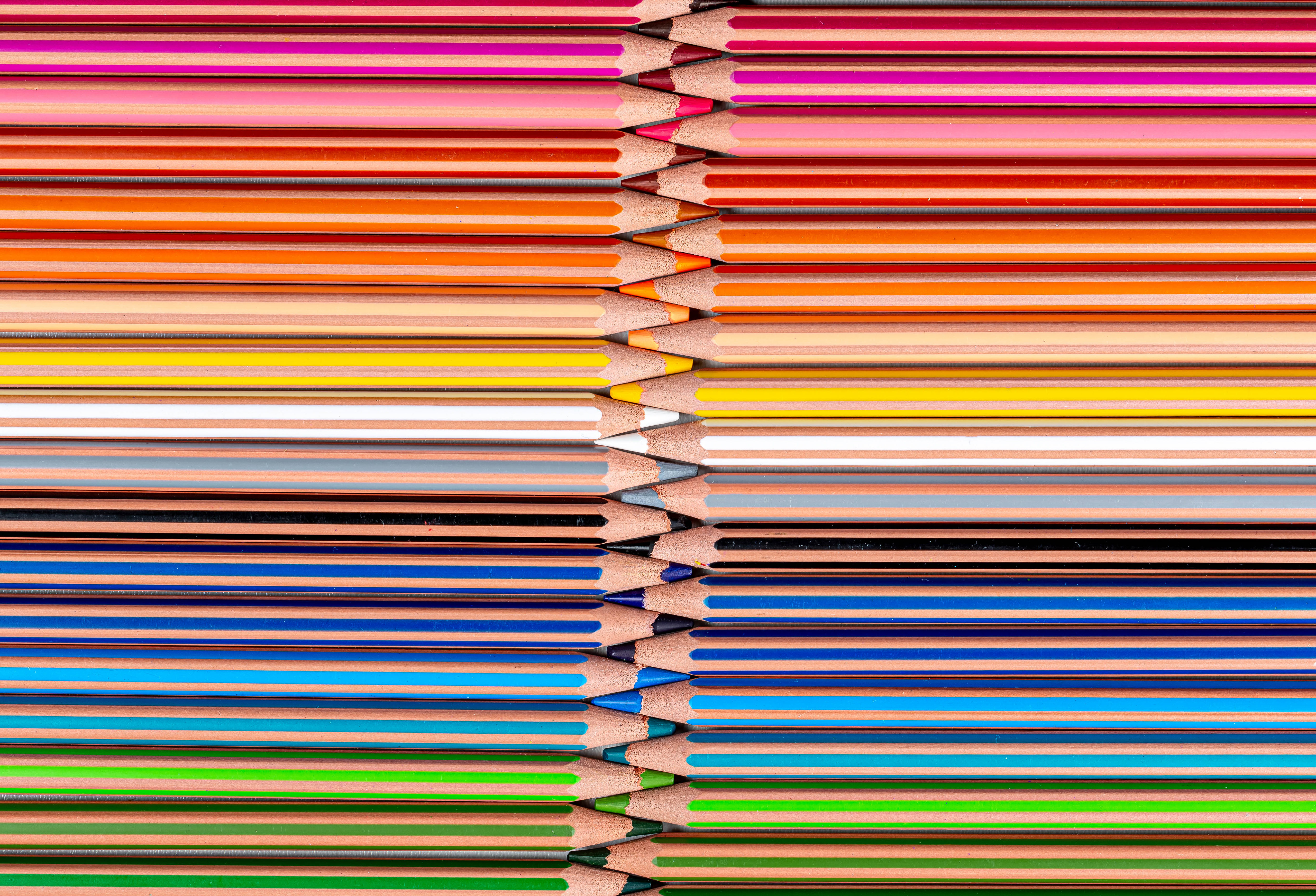 139732 baixar papel de parede macro, miscelânea, variado, multicolorido, motley, os lápis, lápis, gradiente - protetores de tela e imagens gratuitamente