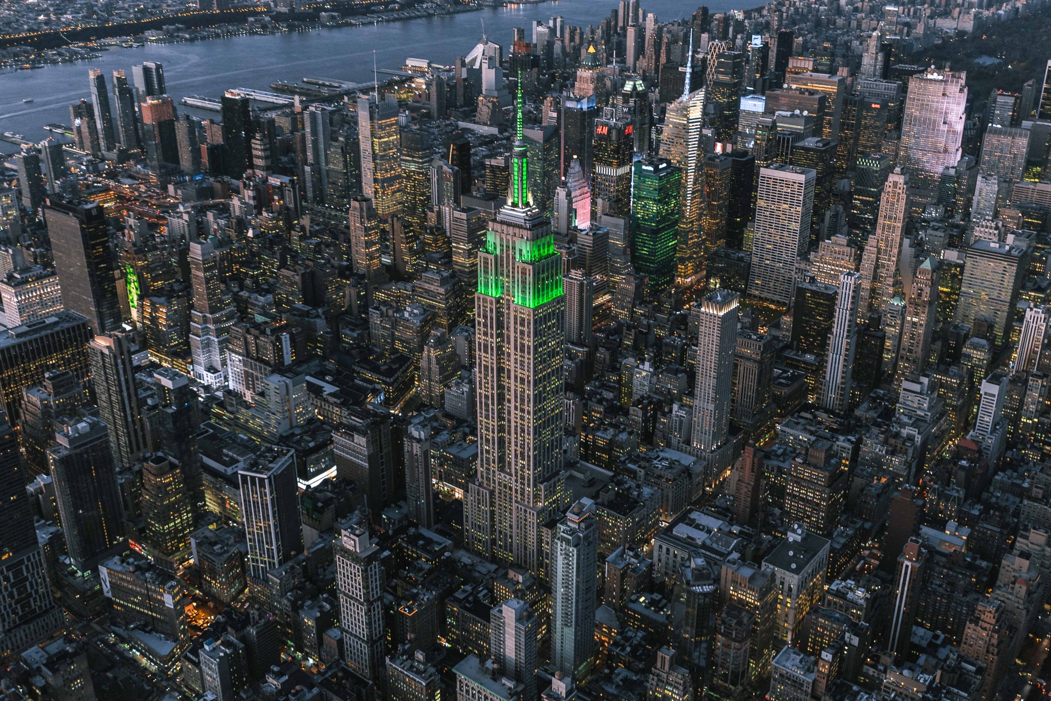 Descarga gratuita de fondo de pantalla para móvil de Ciudades, Ee Uu, Ciudad, Rascacielos, Edificio, Nueva York, Hecho Por El Hombre, Fotografía Aérea.