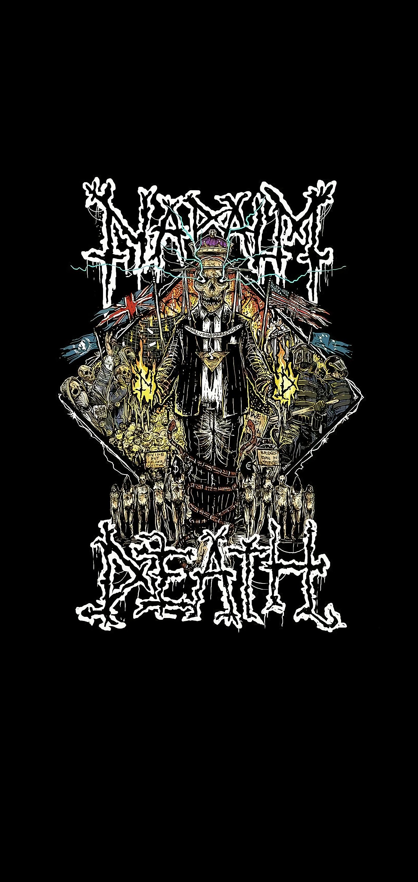 Download mobile wallpaper Music, Death Metal, Napalm Death for free.