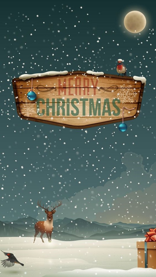 Download mobile wallpaper Winter, Christmas, Holiday, Gift, Merry Christmas for free.