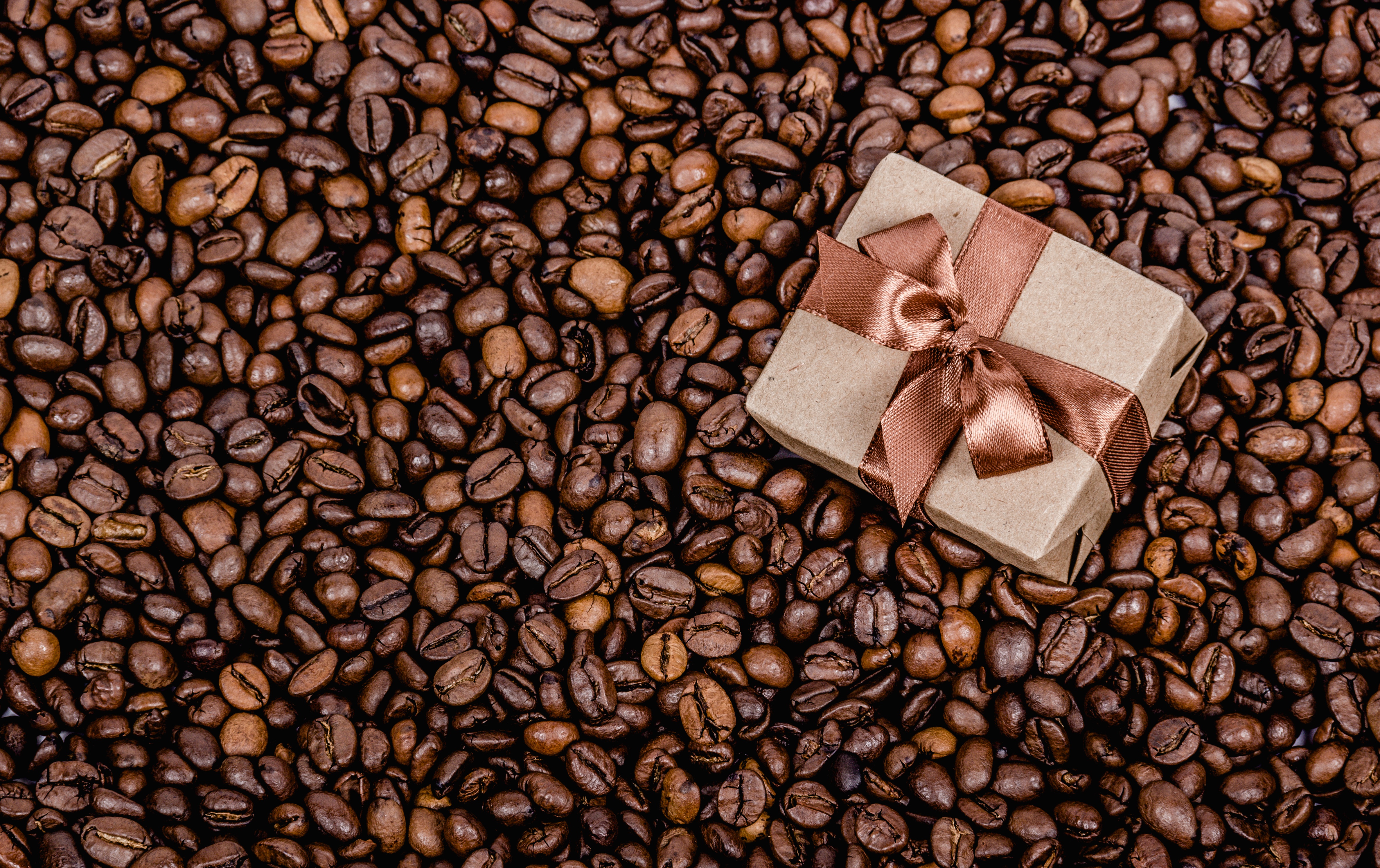 Download mobile wallpaper Gift, Coffee Beans, Misc for free.