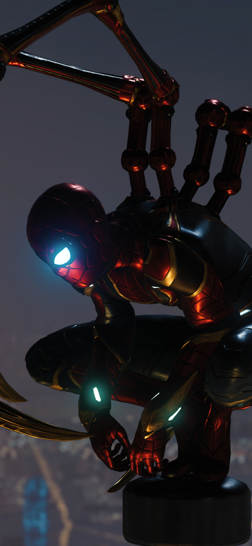 Download mobile wallpaper Spider Man, Video Game, Peter Parker, Spider Man (Ps4), Iron Spider for free.