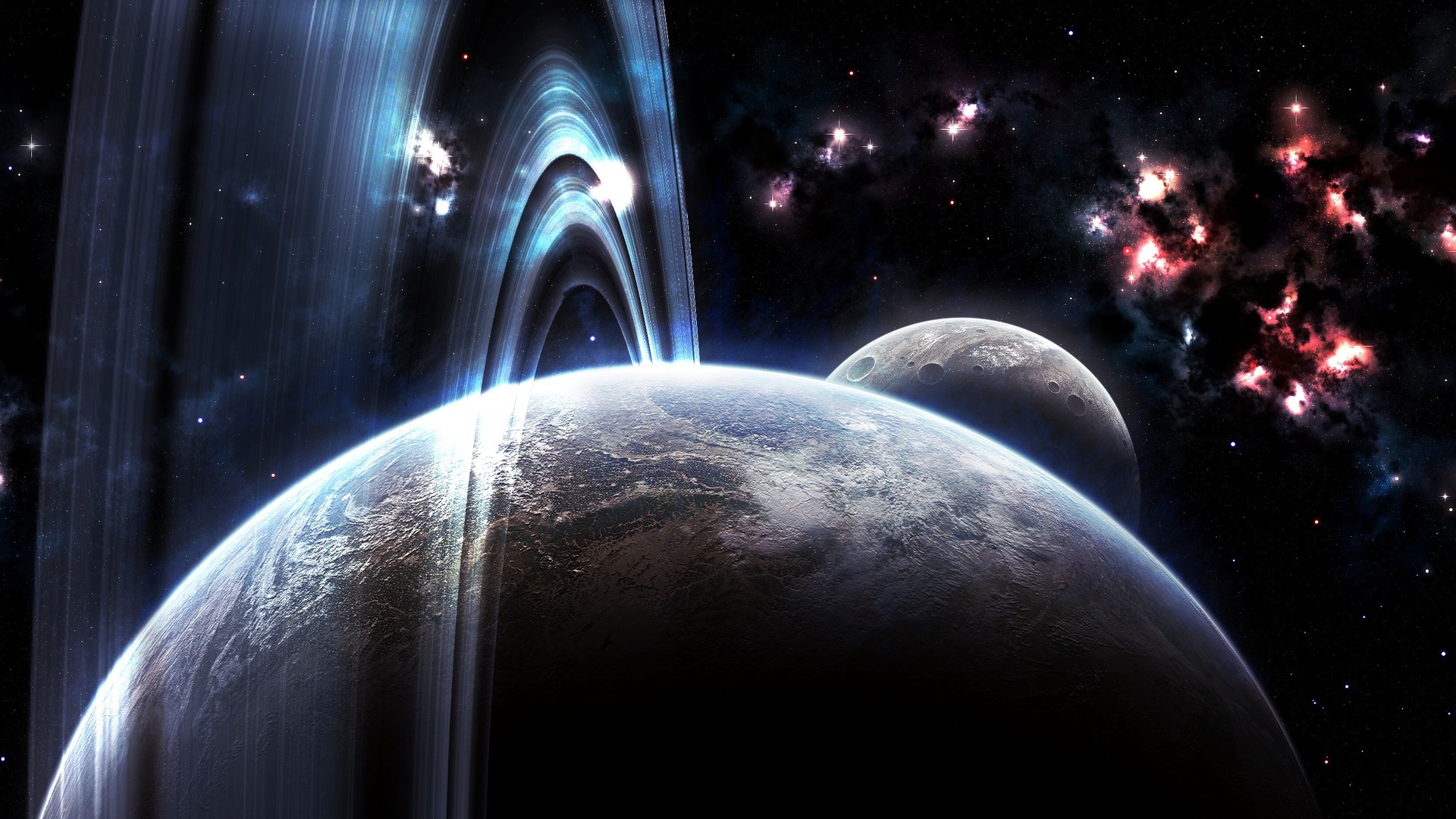 Descarga gratuita de fondo de pantalla para móvil de Ciencia Ficción, Anillo Planetario.