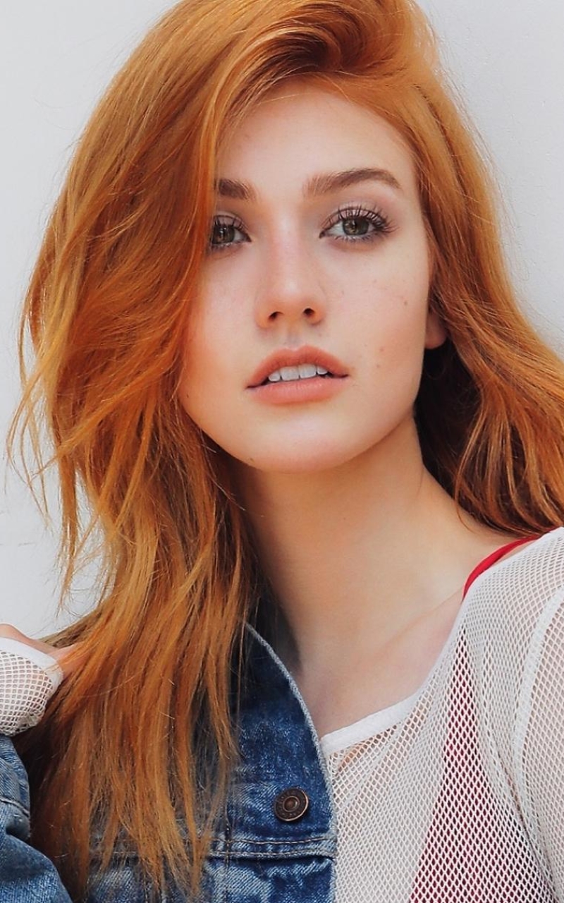 Download mobile wallpaper Redhead, Celebrity, Actress, Katherine Mcnamara for free.