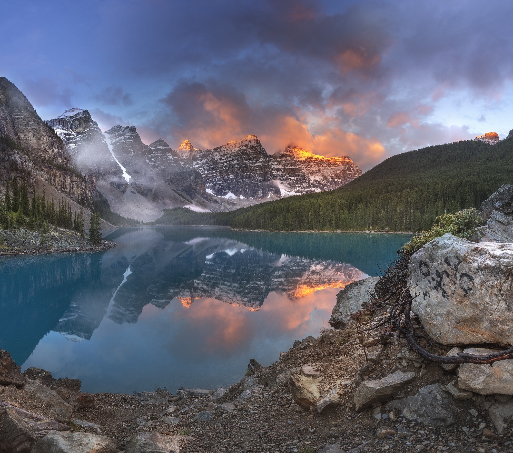 Free download wallpaper Landscape, Nature, Lakes, Mountain, Lake, Reflection, Canada, Earth, Moraine Lake, Banff National Park on your PC desktop