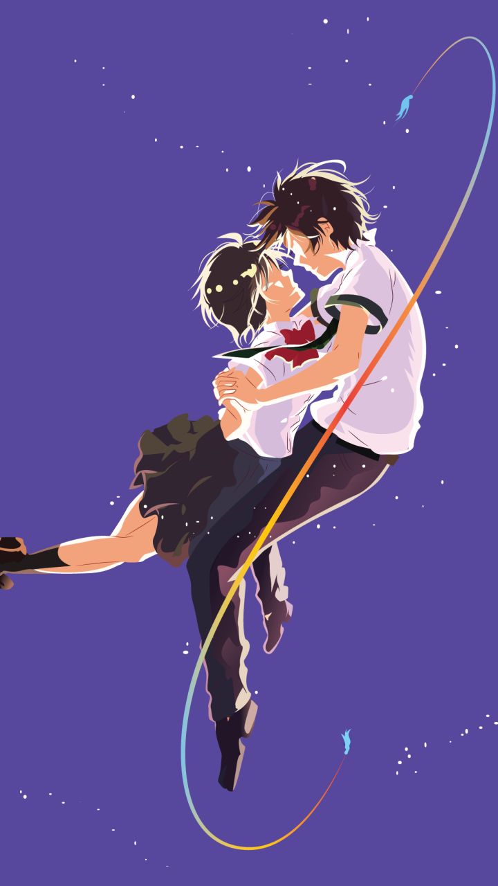 Descarga gratuita de fondo de pantalla para móvil de Animado, Kimi No Na Wa, Mitsuha Miyamizu, Taki Tachibana.